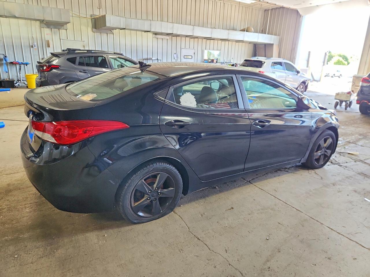 2011 Hyundai Elantra Gls Black vin: KMHDH4AE8BU106201