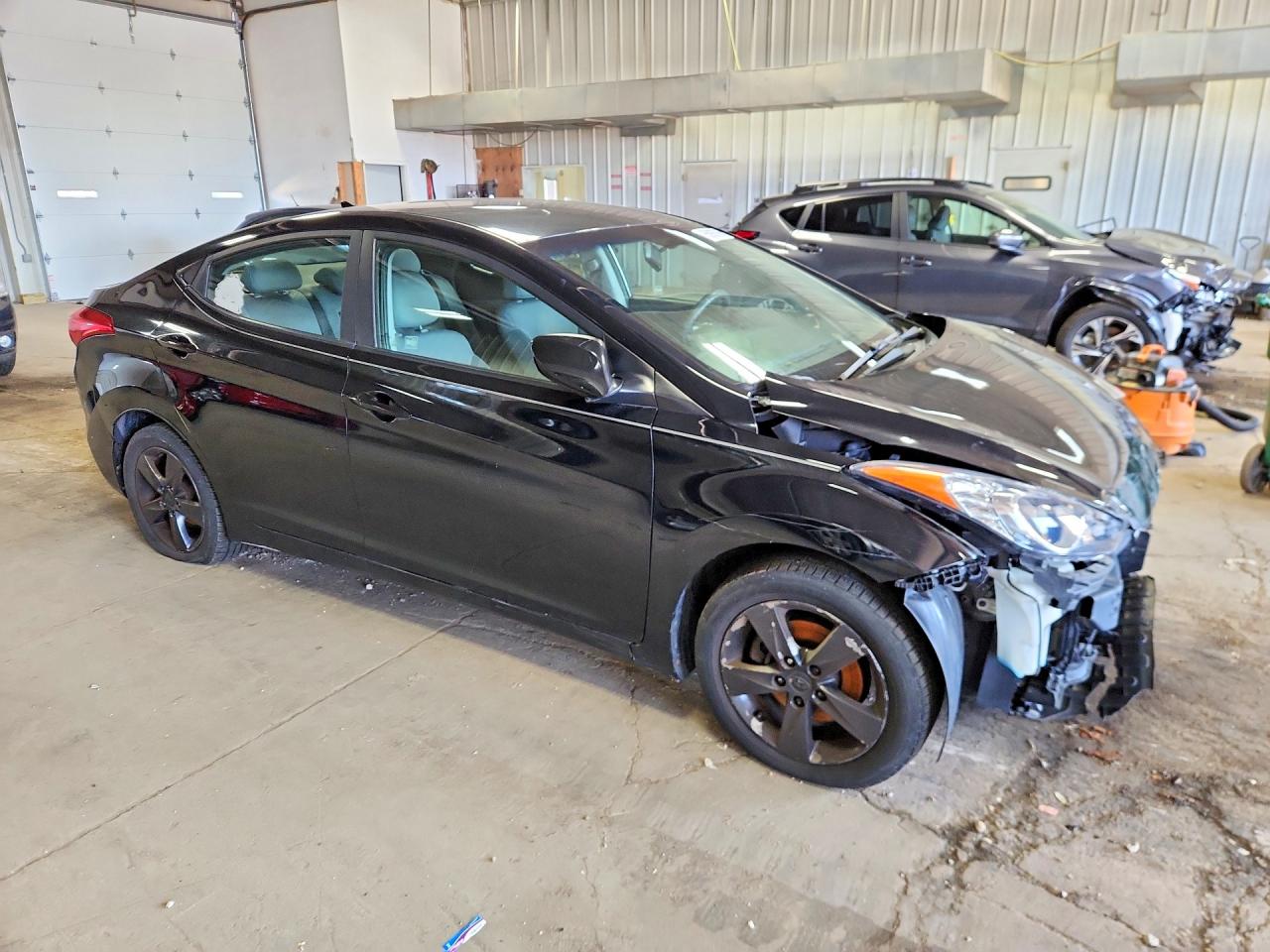 2011 Hyundai Elantra Gls Black vin: KMHDH4AE8BU106201