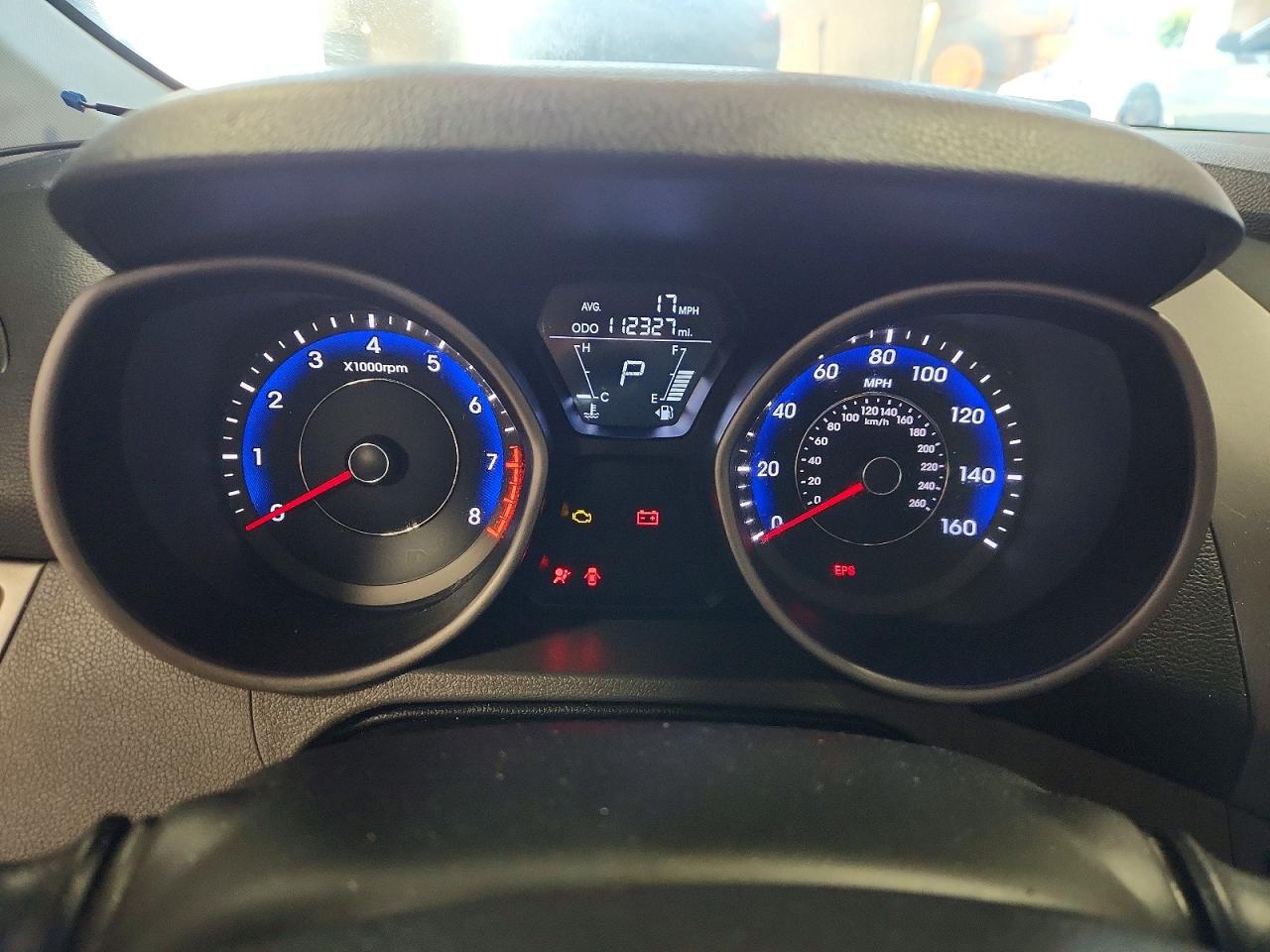 2011 Hyundai Elantra Gls Black vin: KMHDH4AE8BU106201