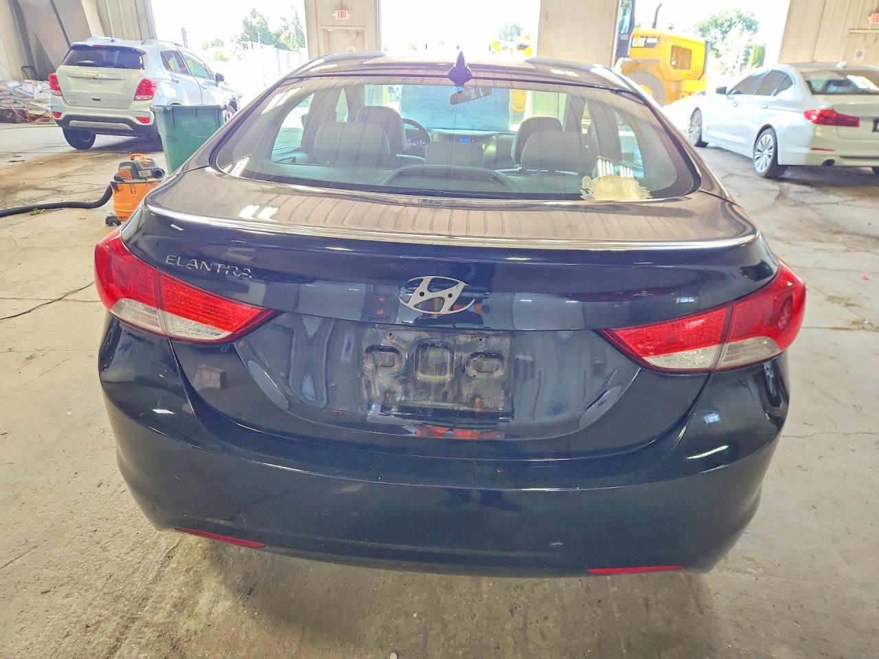 2011 Hyundai Elantra Gls Black vin: KMHDH4AE8BU106201