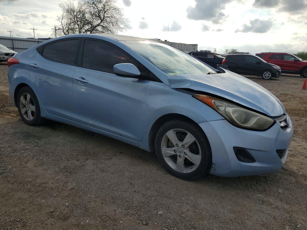 2011 Hyundai Elantra Gls Blue vin: KMHDH4AE8BU109390