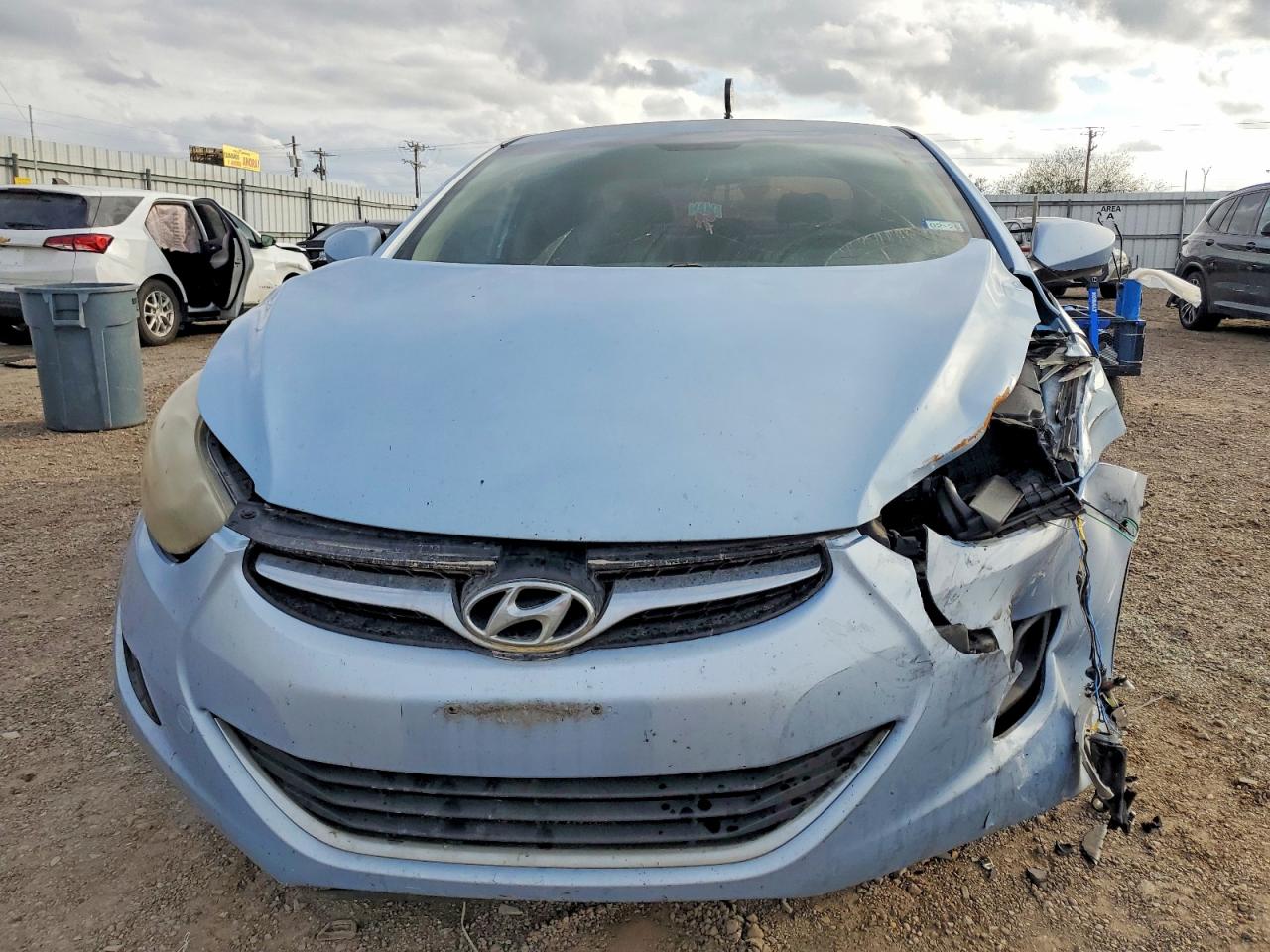 2011 Hyundai Elantra Gls Blue vin: KMHDH4AE8BU109390
