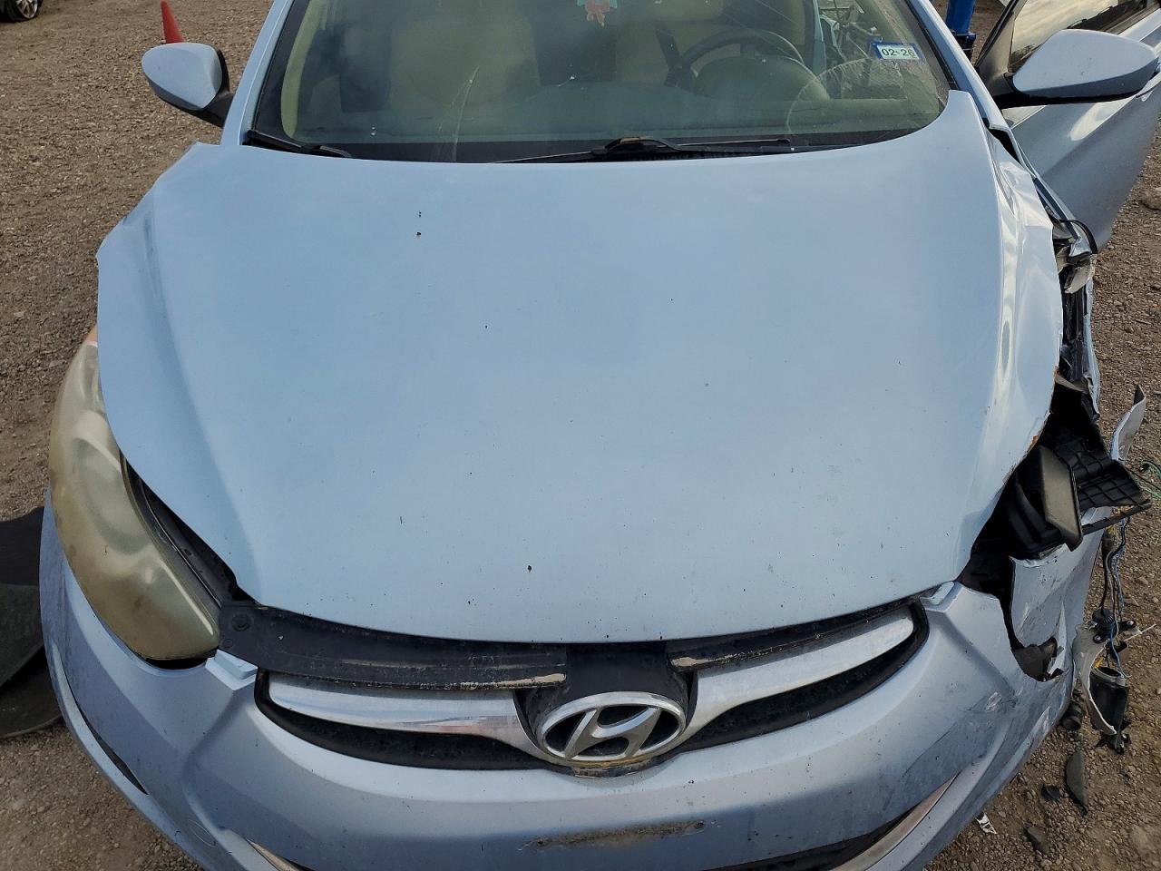 2011 Hyundai Elantra Gls Blue vin: KMHDH4AE8BU109390