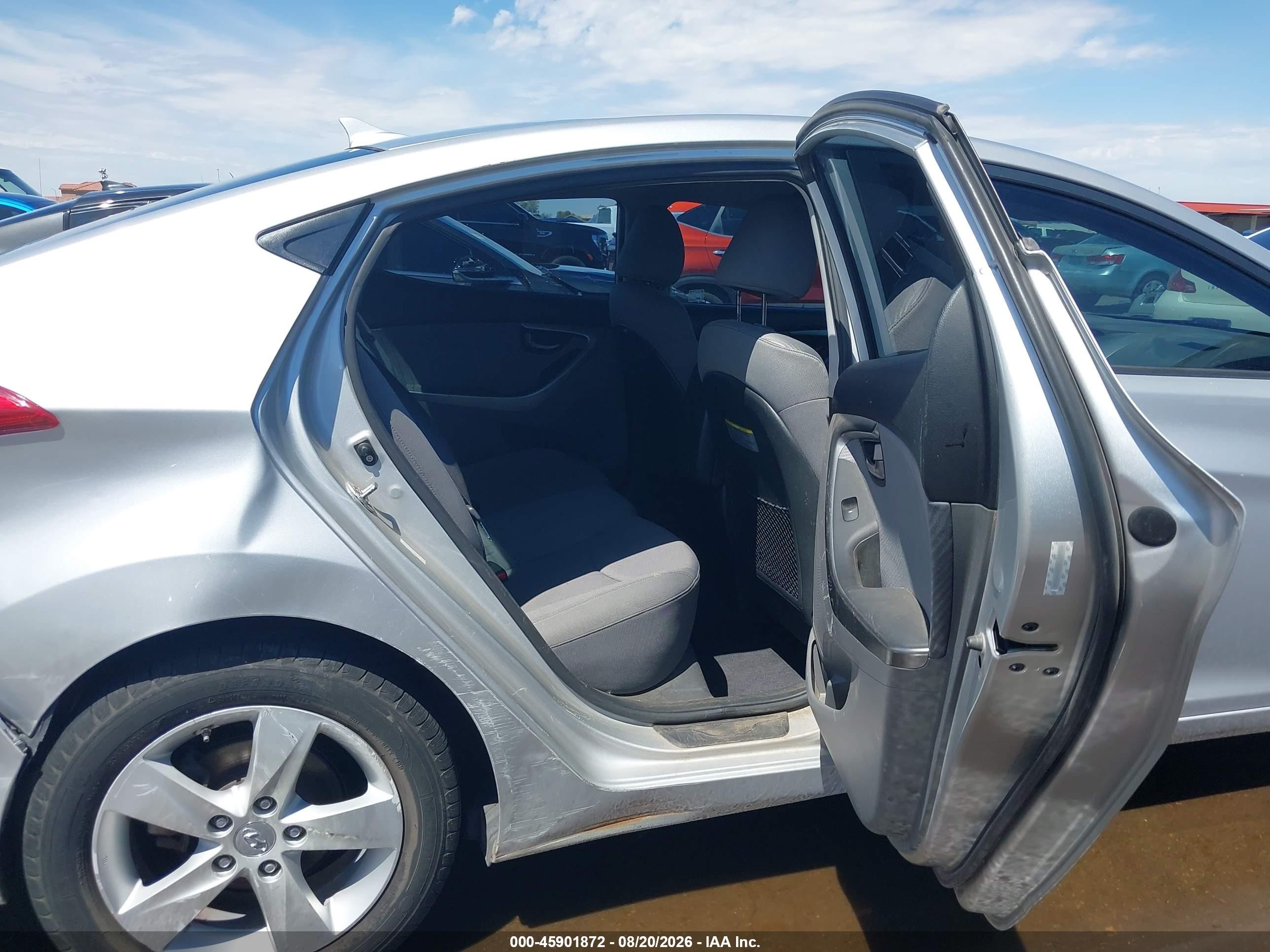 2011 Hyundai Elantra Gls (ulsan Plant) Silver vin: KMHDH4AE8BU109504