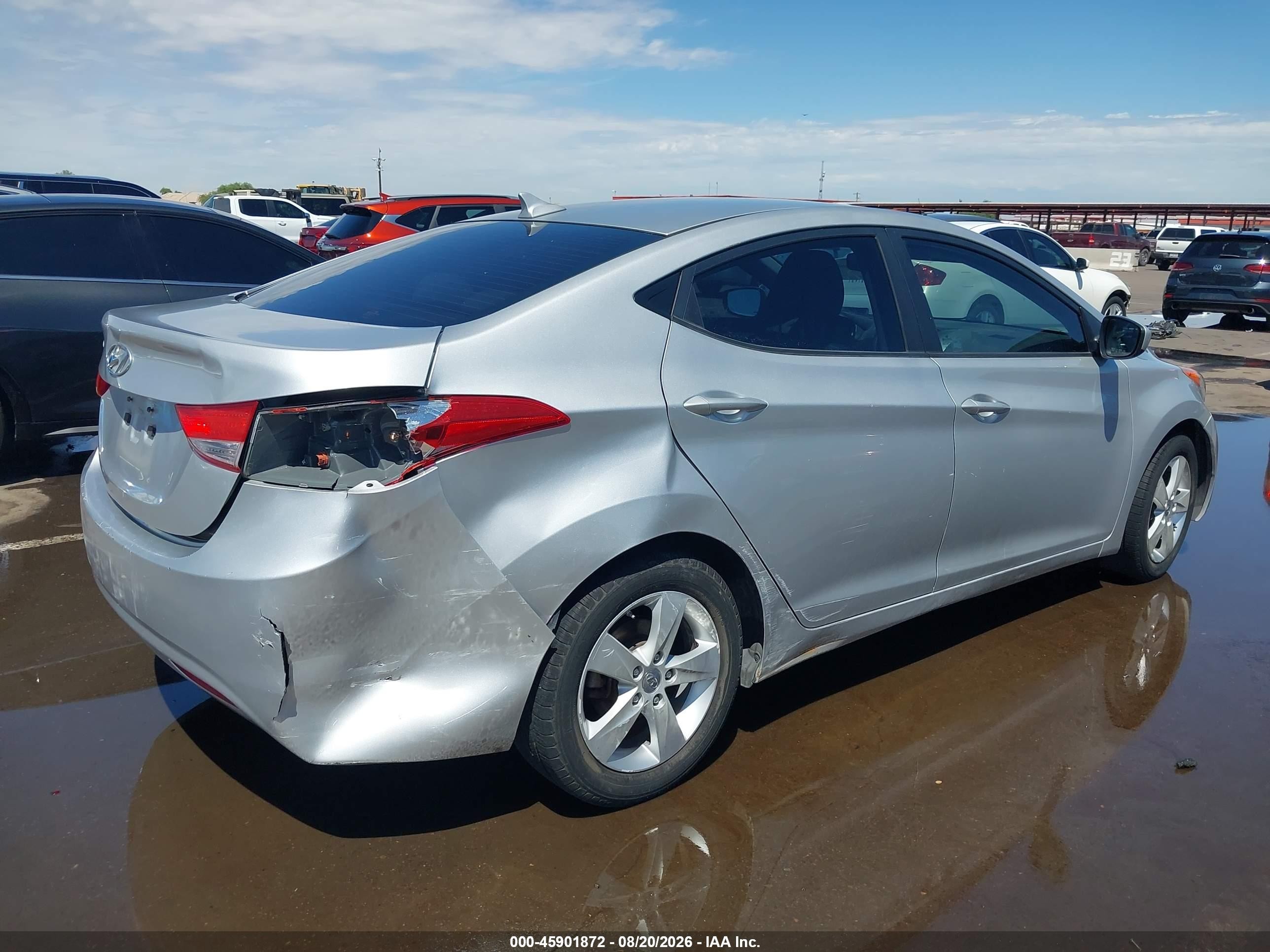 2011 Hyundai Elantra Gls (ulsan Plant) Silver vin: KMHDH4AE8BU109504