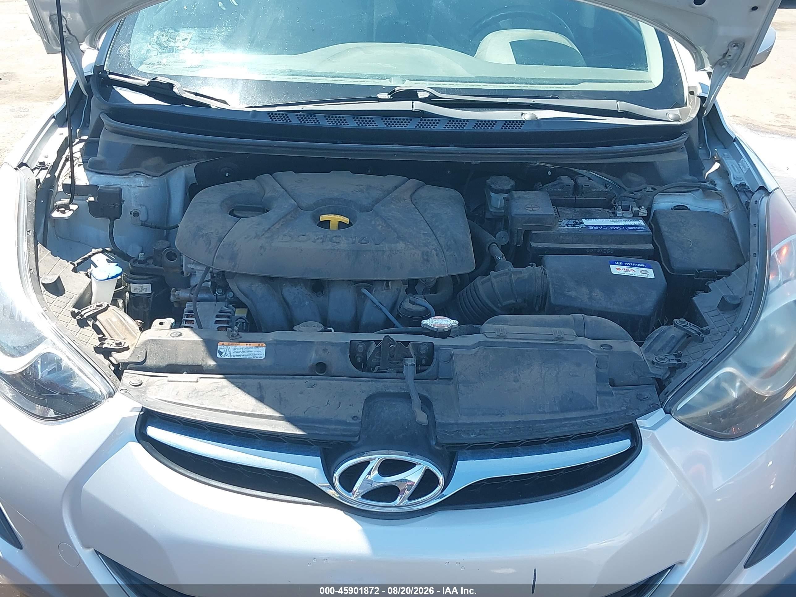 2011 Hyundai Elantra Gls (ulsan Plant) Silver vin: KMHDH4AE8BU109504
