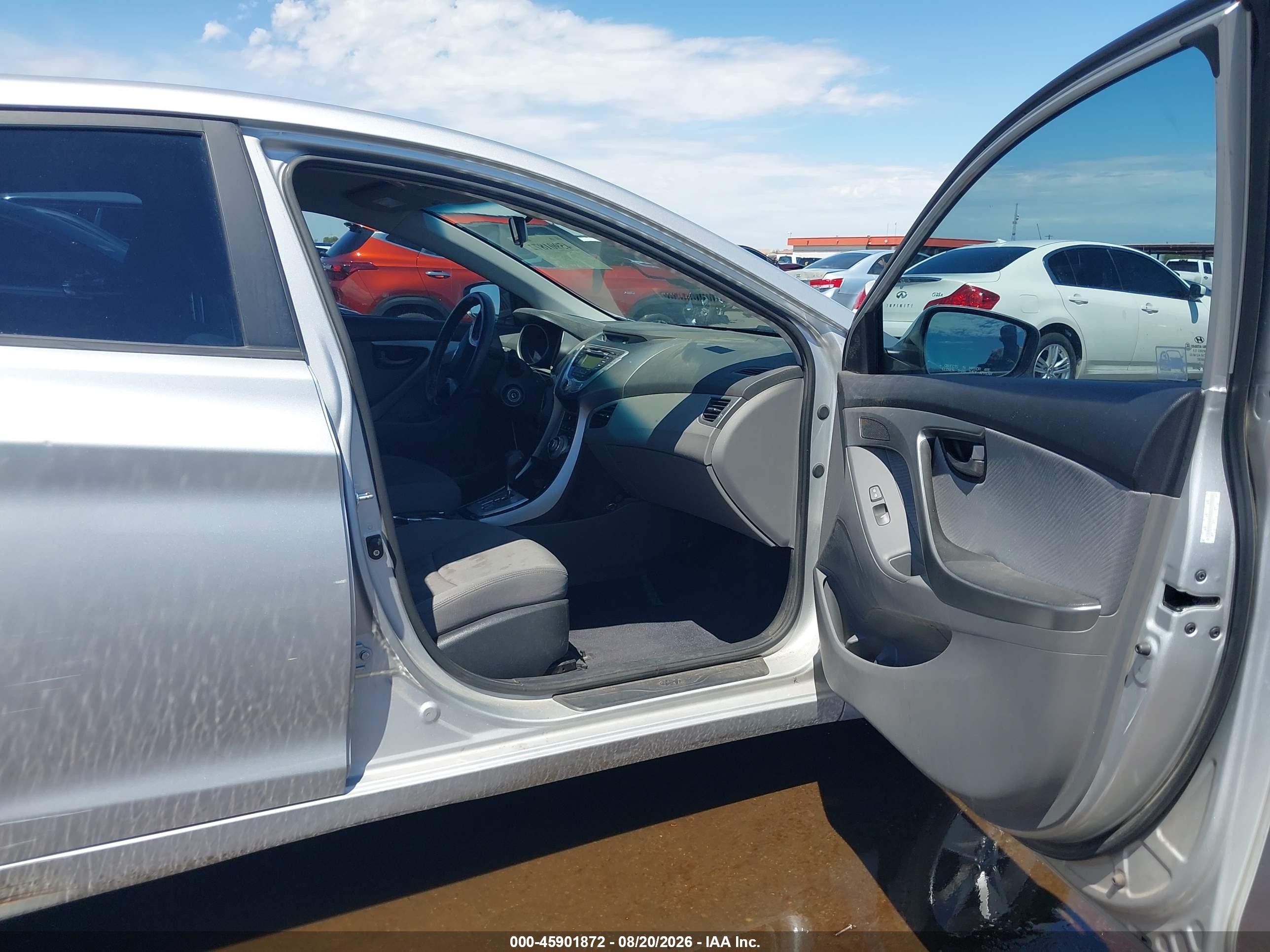 2011 Hyundai Elantra Gls (ulsan Plant) Silver vin: KMHDH4AE8BU109504