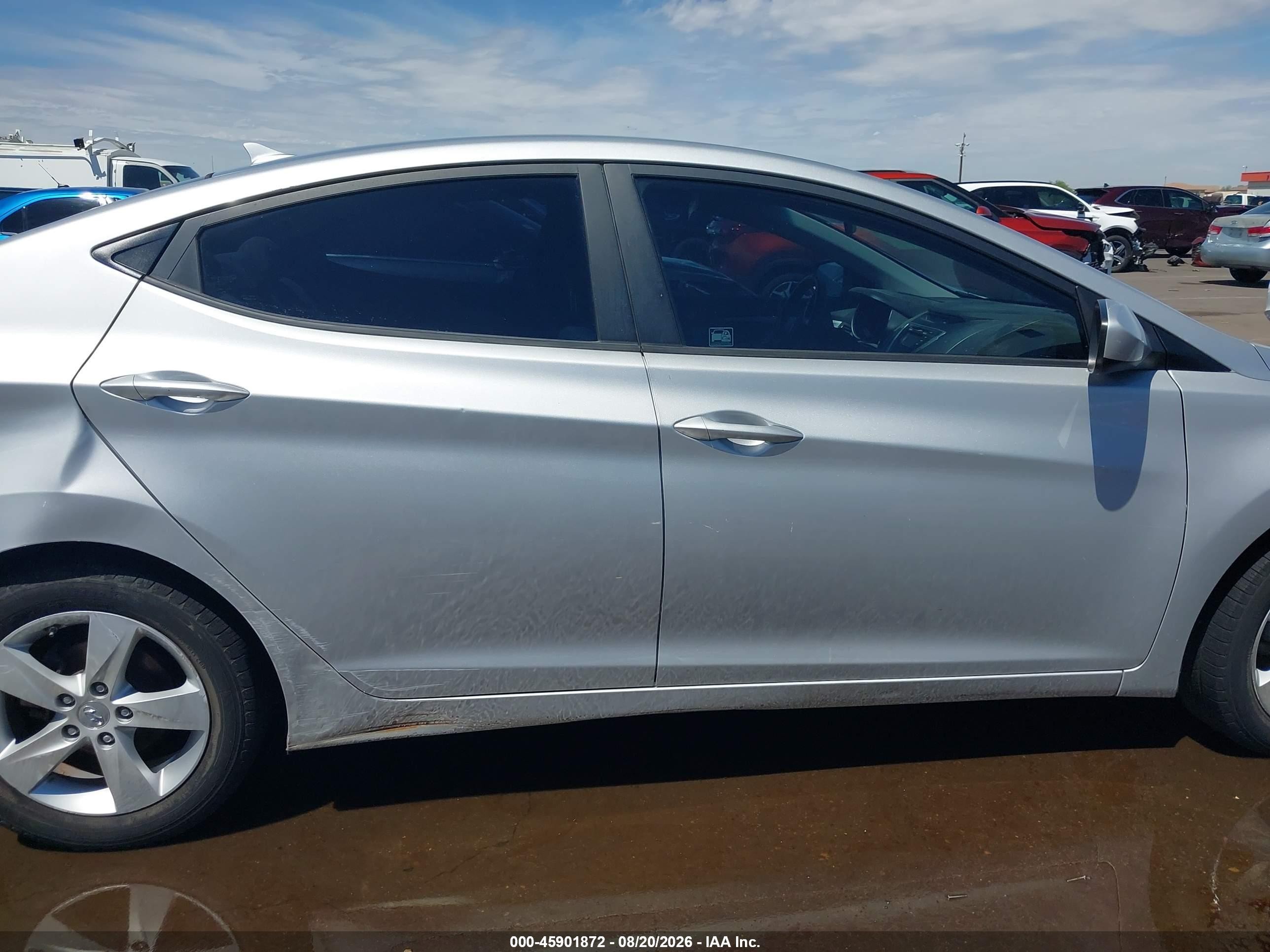 2011 Hyundai Elantra Gls (ulsan Plant) Silver vin: KMHDH4AE8BU109504