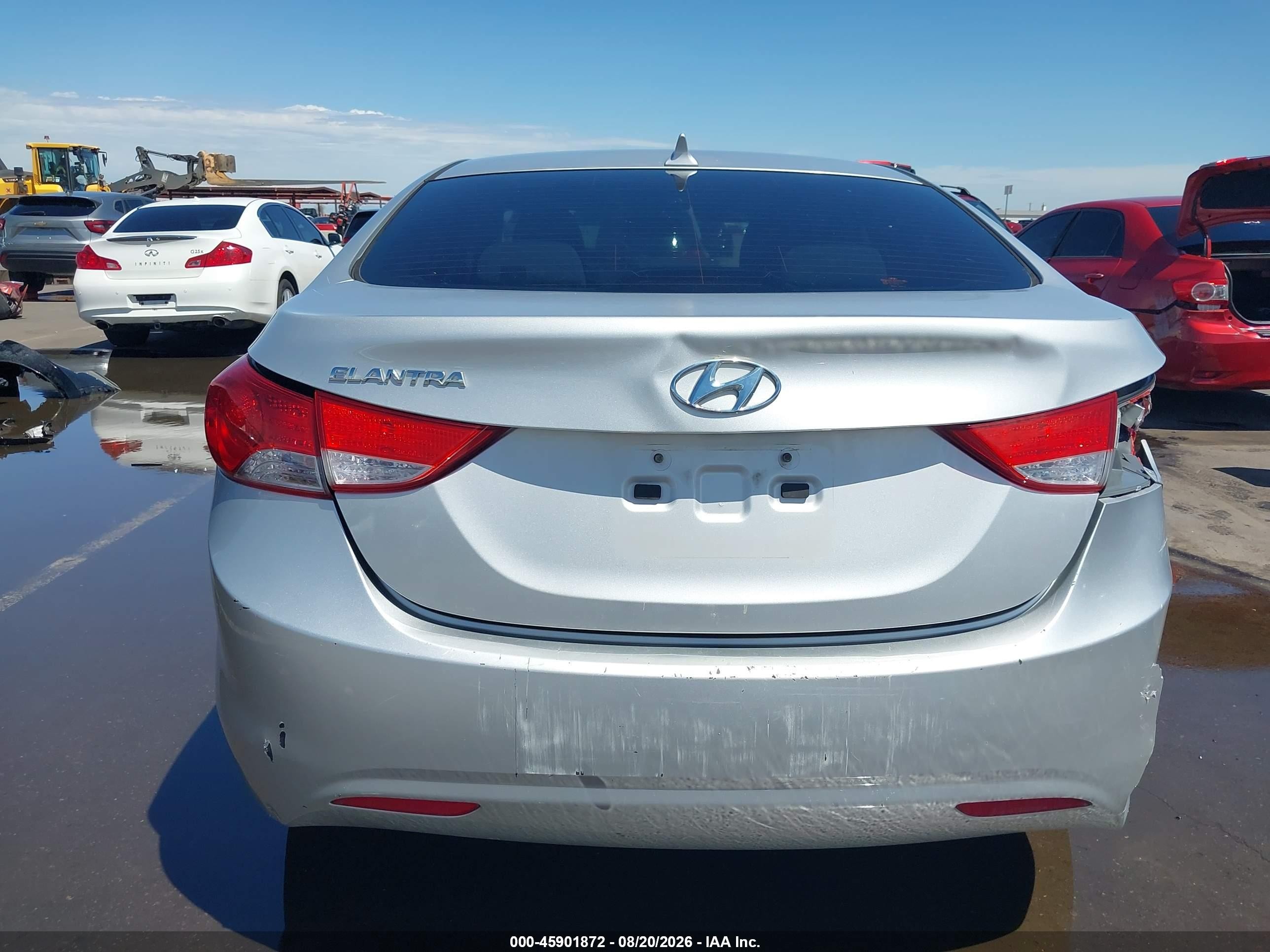 2011 Hyundai Elantra Gls (ulsan Plant) Silver vin: KMHDH4AE8BU109504