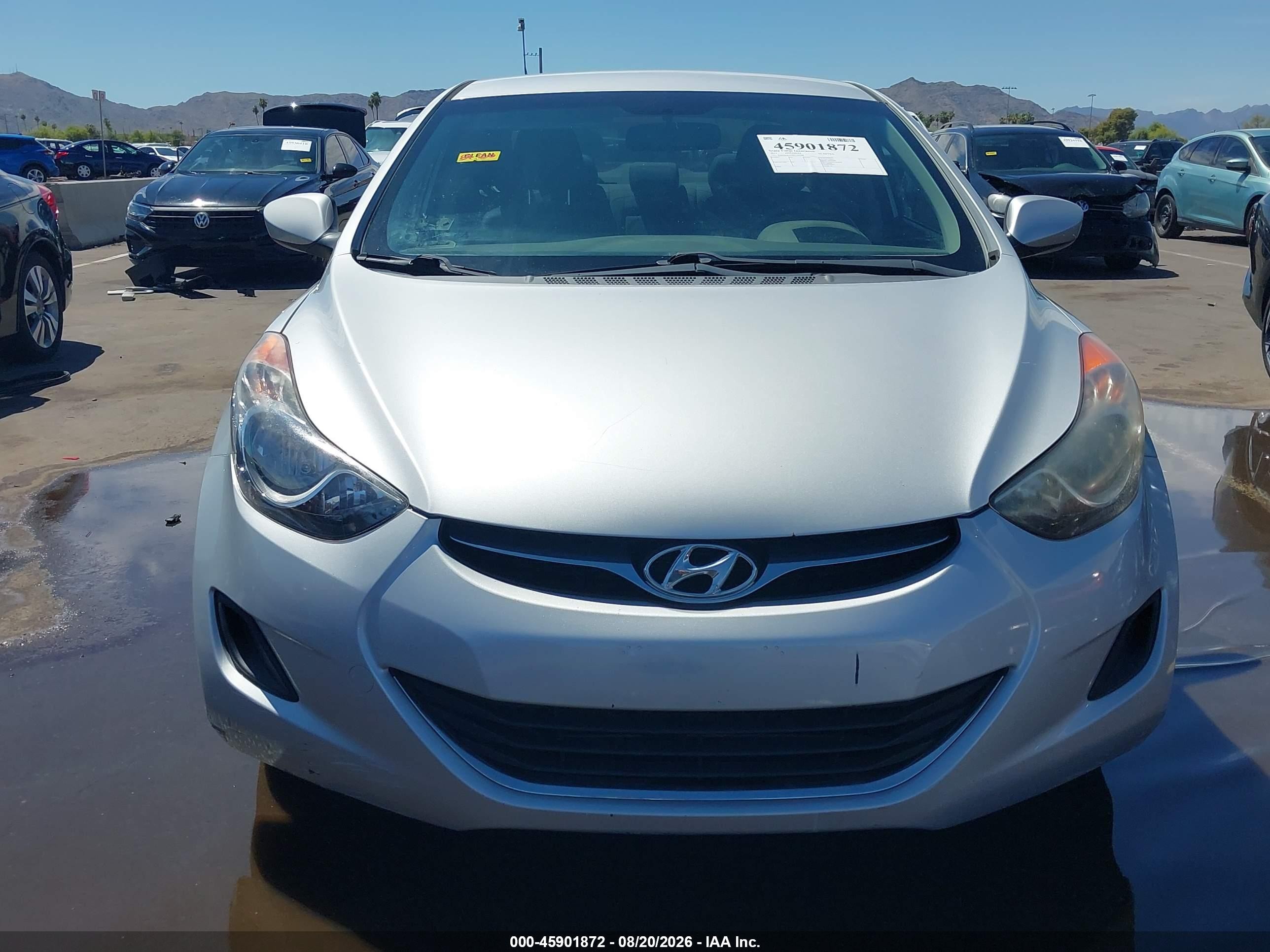 2011 Hyundai Elantra Gls (ulsan Plant) Silver vin: KMHDH4AE8BU109504