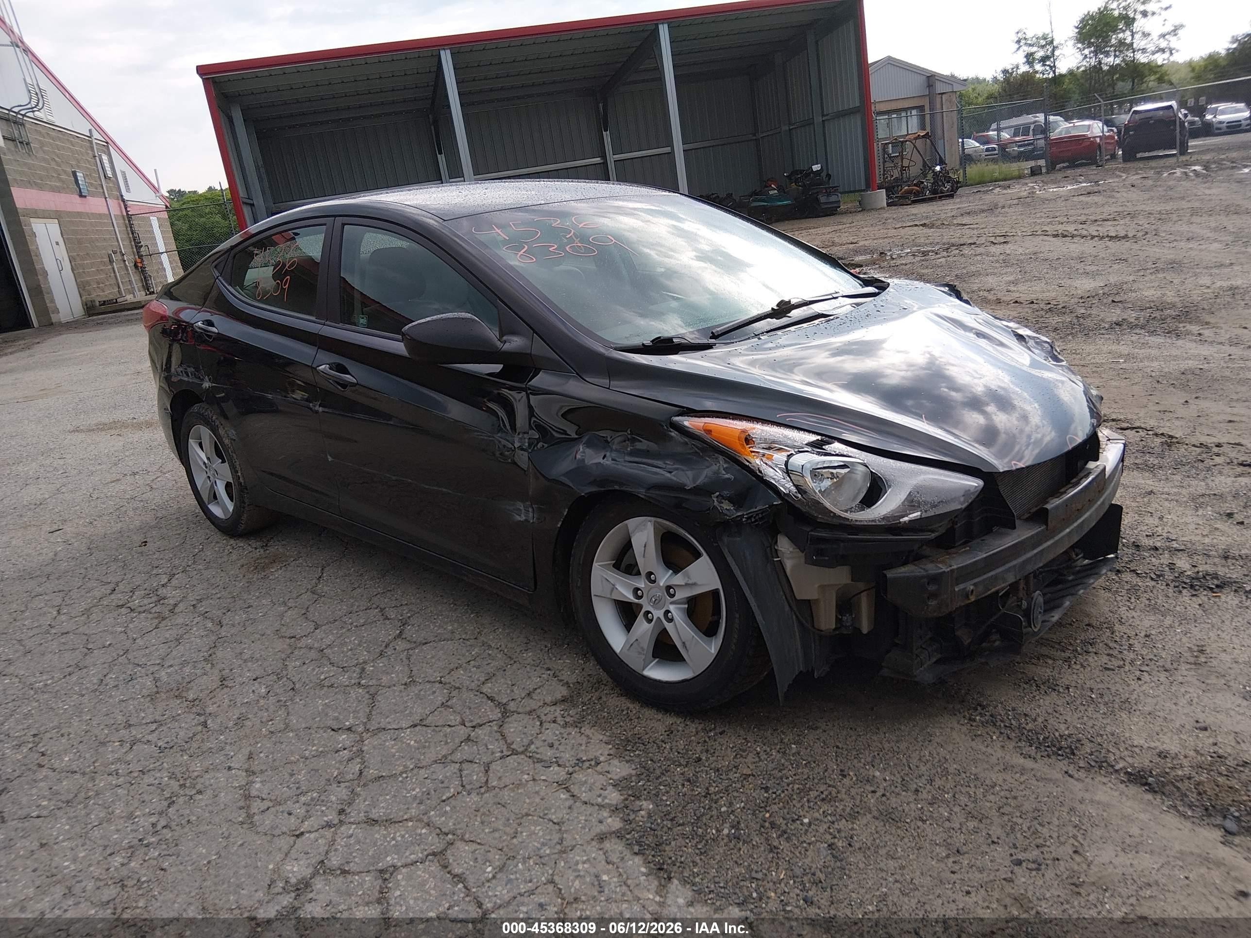 2011 Hyundai Elantra Gls (ulsan Plant) Black vin: KMHDH4AE8BU112032