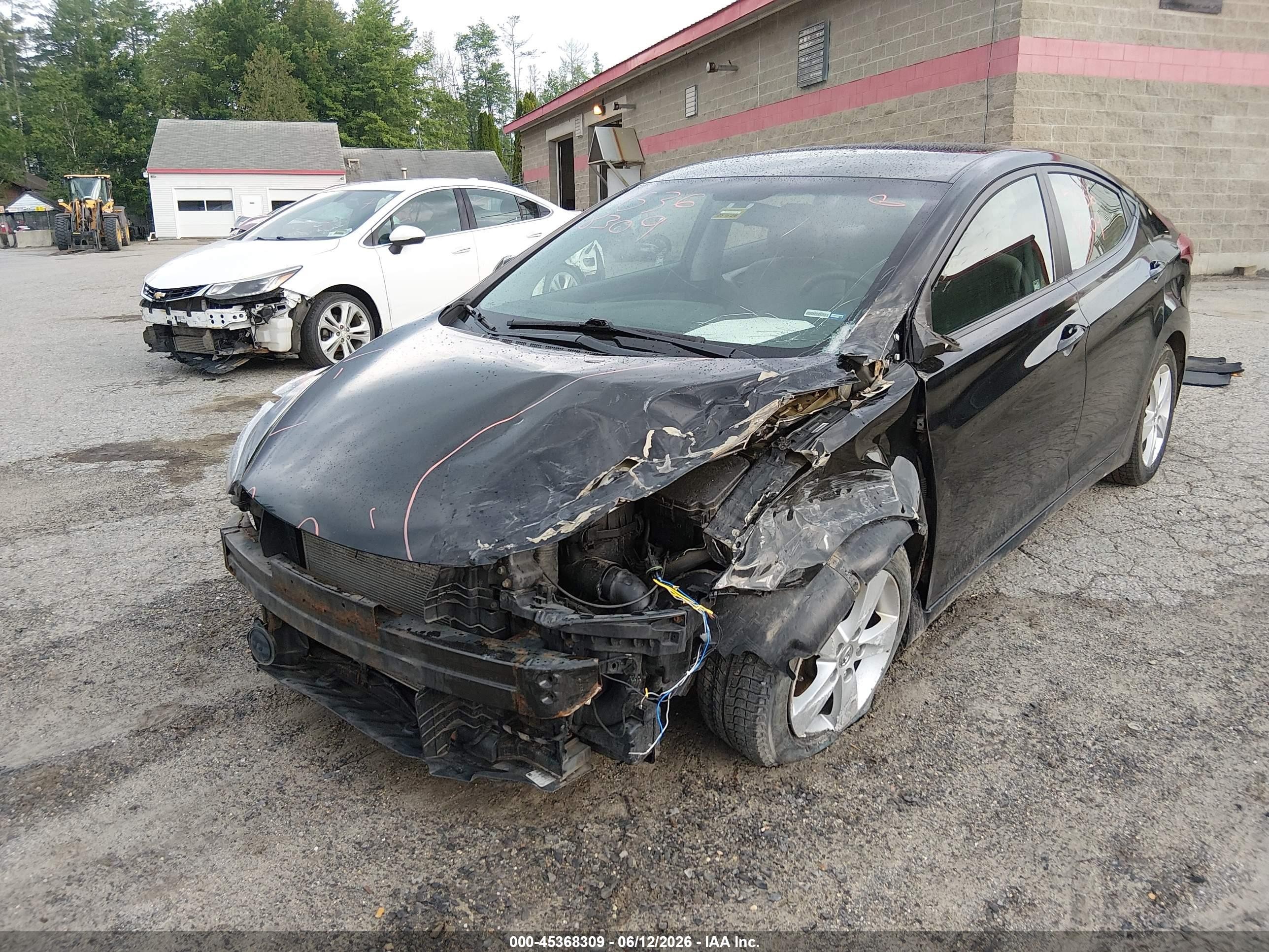 2011 Hyundai Elantra Gls (ulsan Plant) Black vin: KMHDH4AE8BU112032