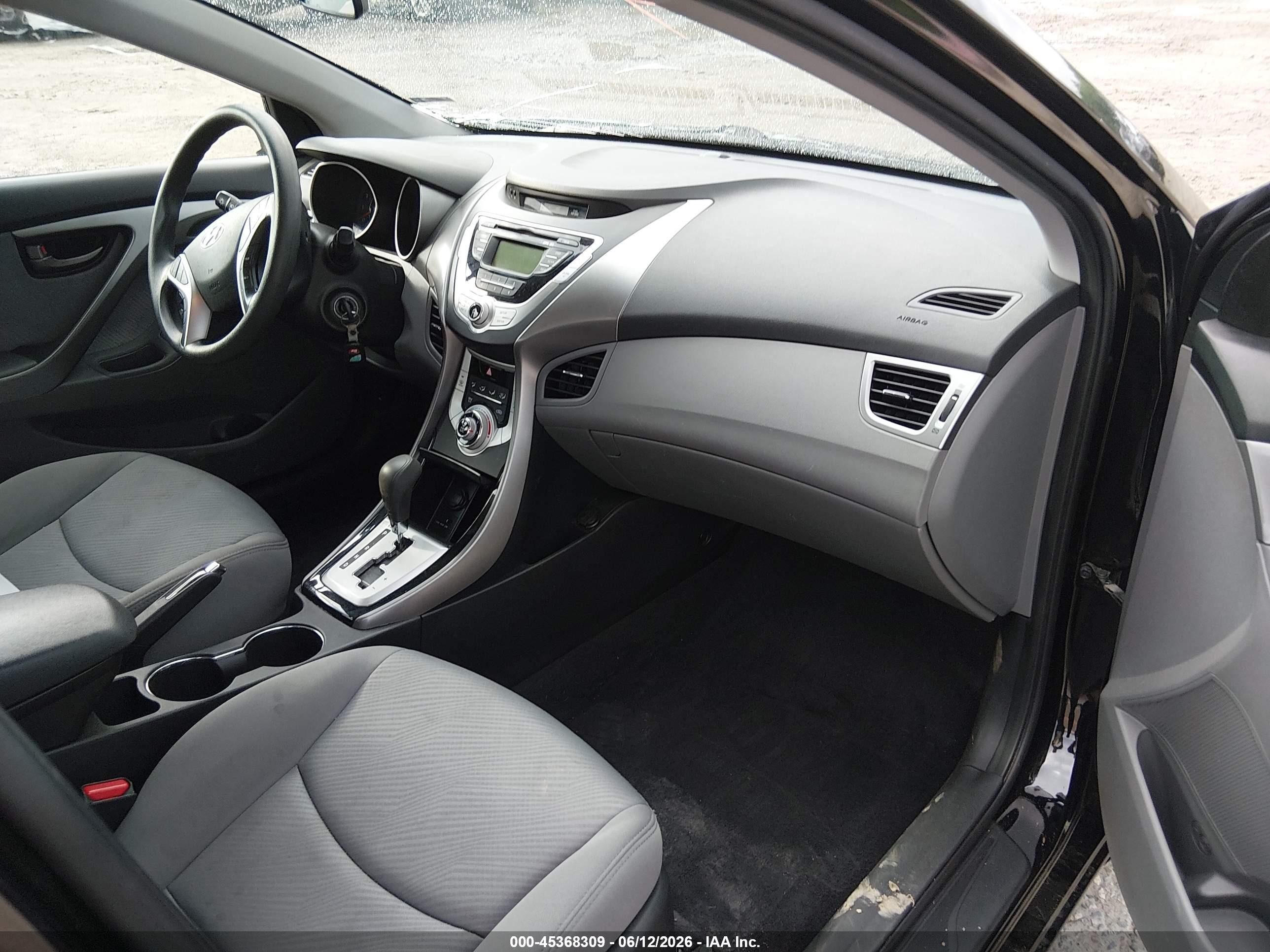 2011 Hyundai Elantra Gls (ulsan Plant) Black vin: KMHDH4AE8BU112032