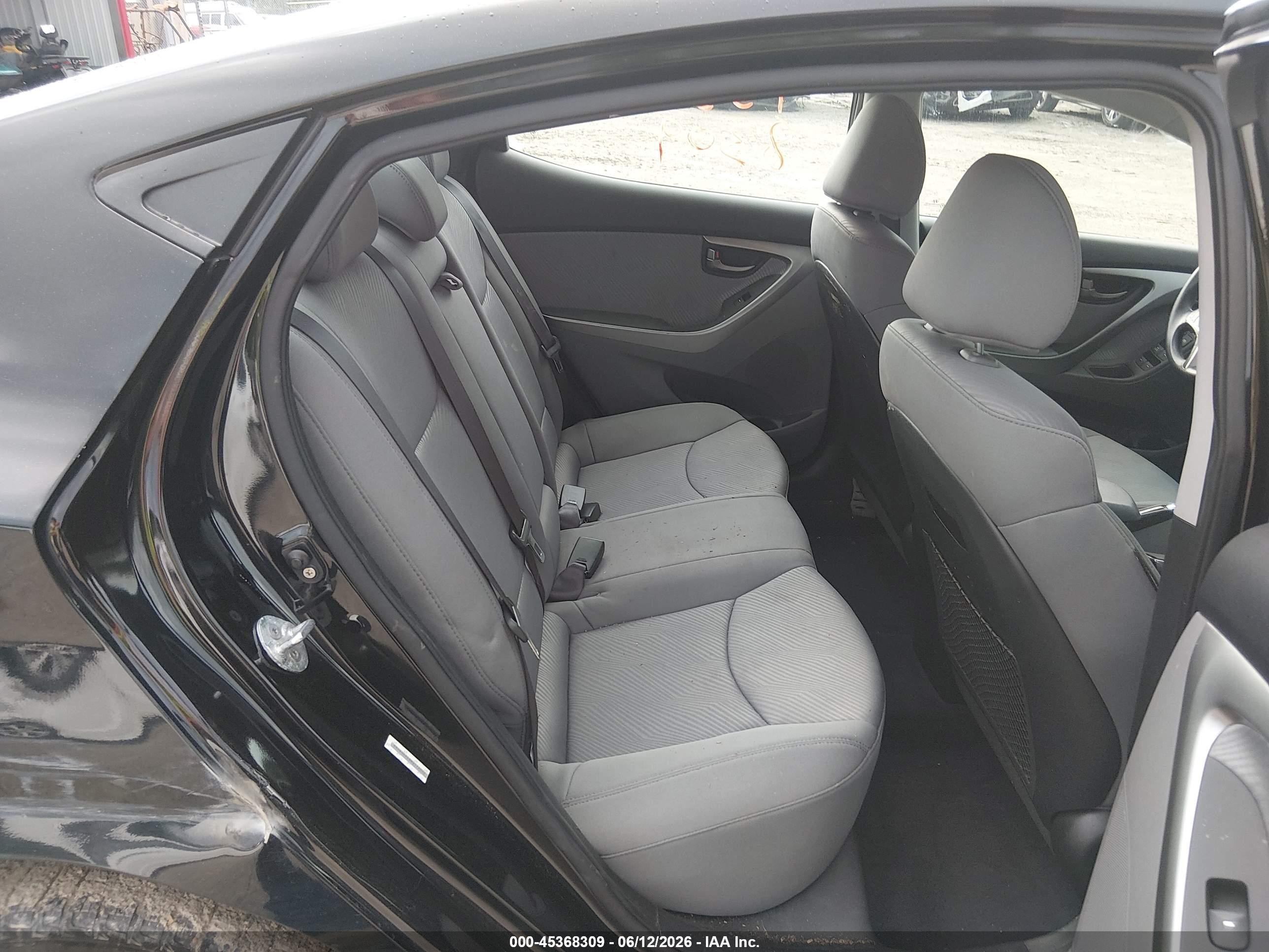 2011 Hyundai Elantra Gls (ulsan Plant) Black vin: KMHDH4AE8BU112032