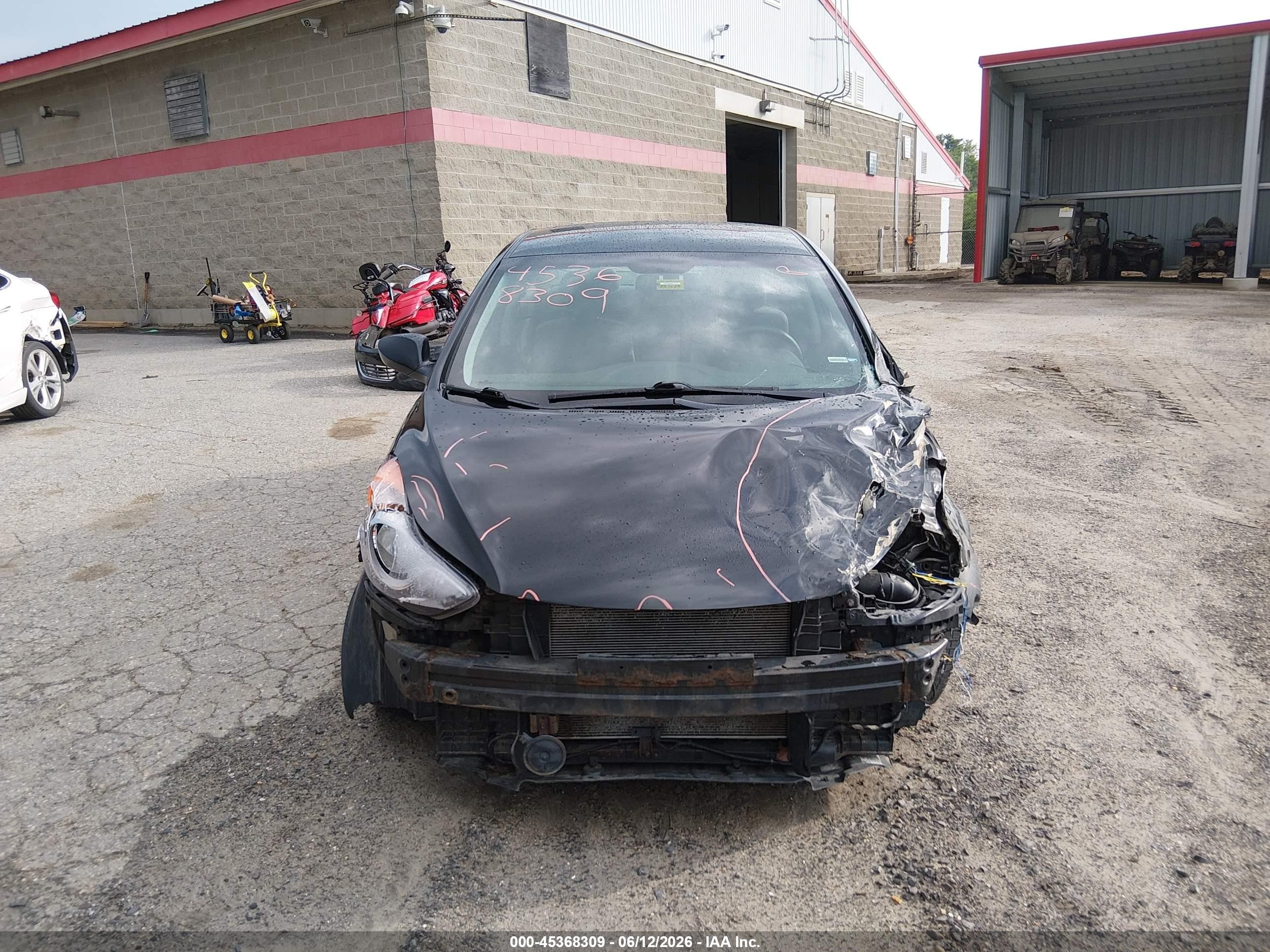 2011 Hyundai Elantra Gls (ulsan Plant) Black vin: KMHDH4AE8BU112032