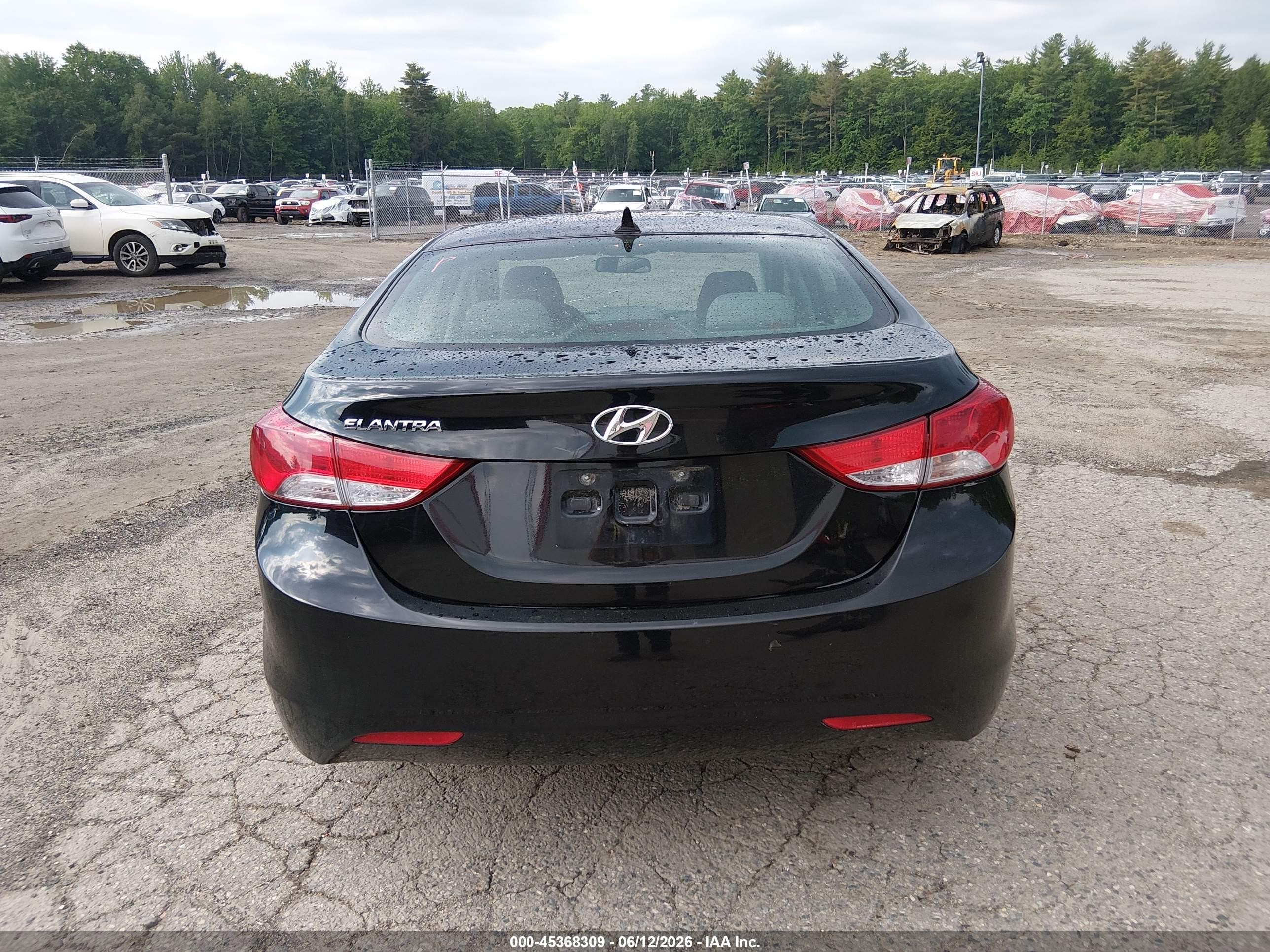 2011 Hyundai Elantra Gls (ulsan Plant) Black vin: KMHDH4AE8BU112032