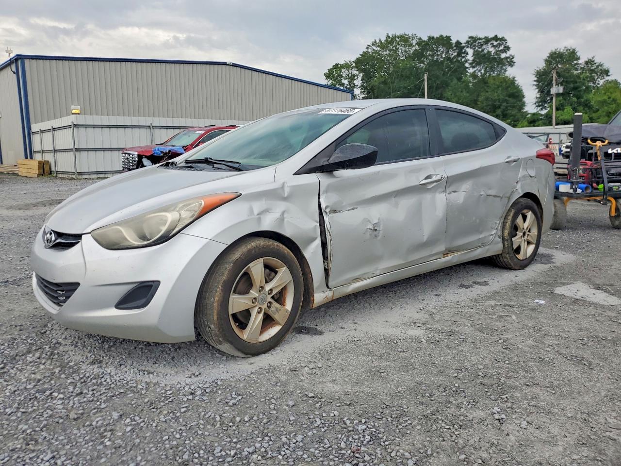 2011 Hyundai Elantra Gls Silver vin: KMHDH4AE8BU112712