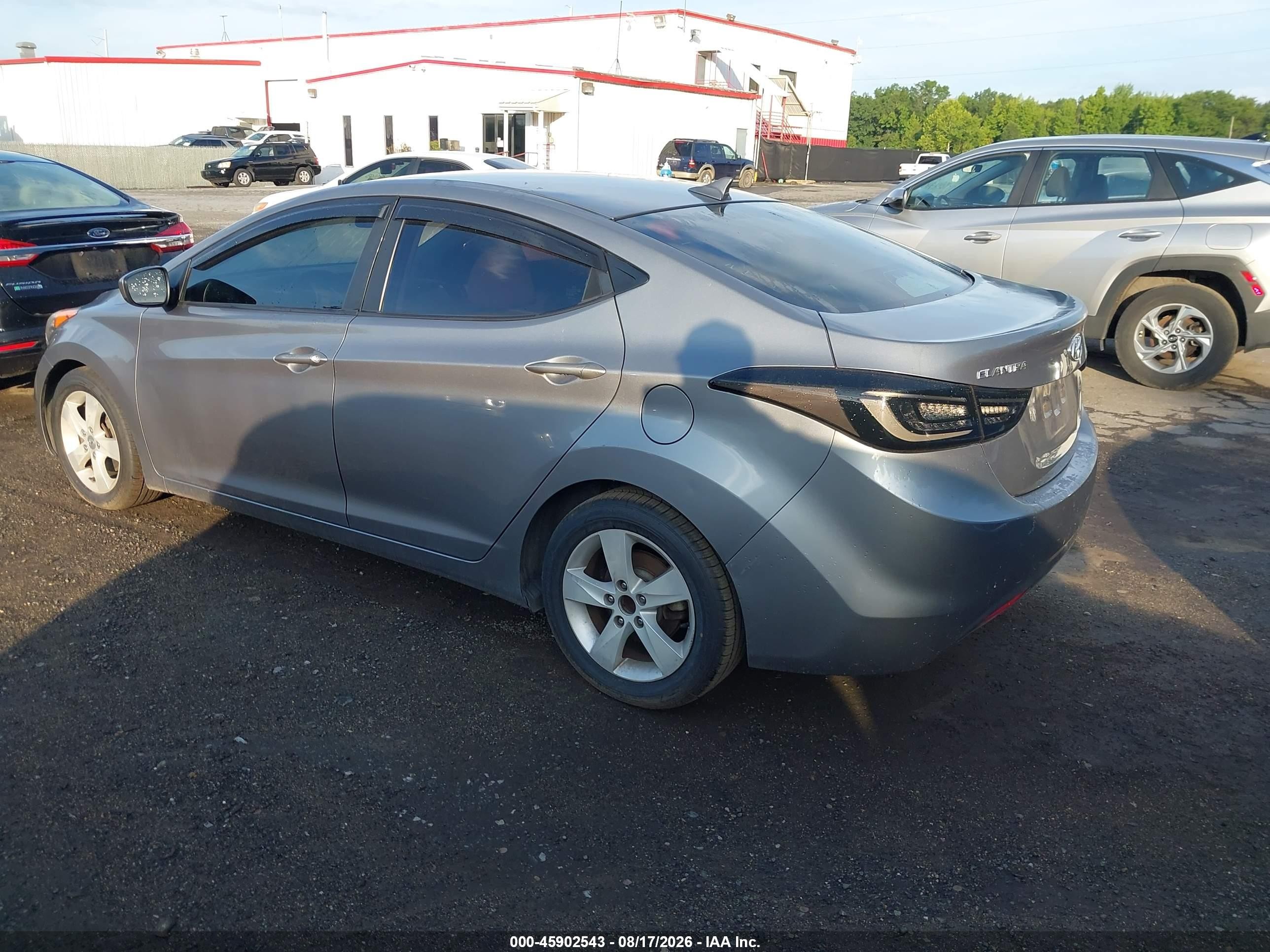 2011 Hyundai Elantra Gls (ulsan Plant) Gray vin: KMHDH4AE8BU146181