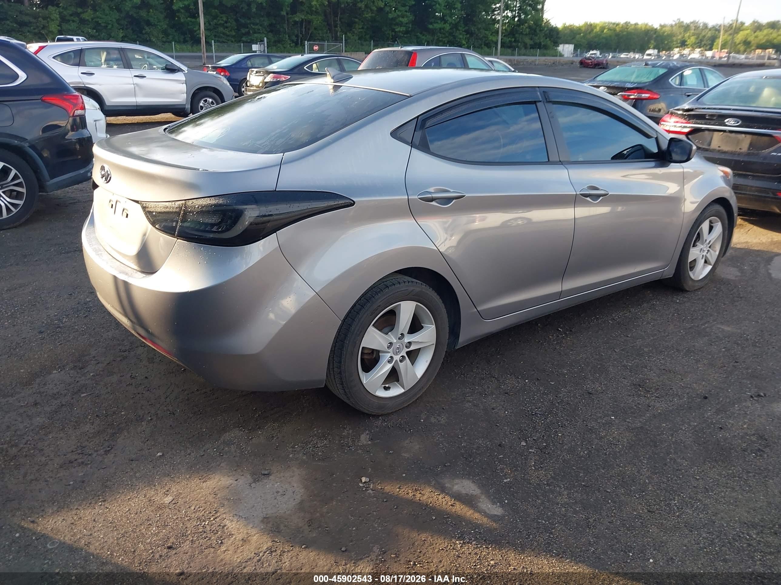 2011 Hyundai Elantra Gls (ulsan Plant) Gray vin: KMHDH4AE8BU146181