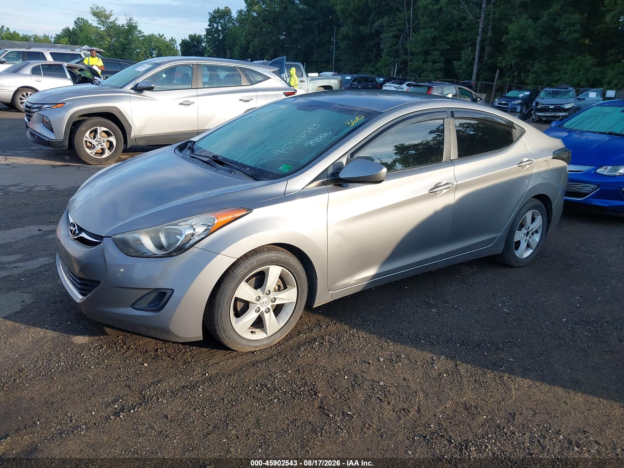 2011 Hyundai Elantra Gls (ulsan Plant) Gray vin: KMHDH4AE8BU146181