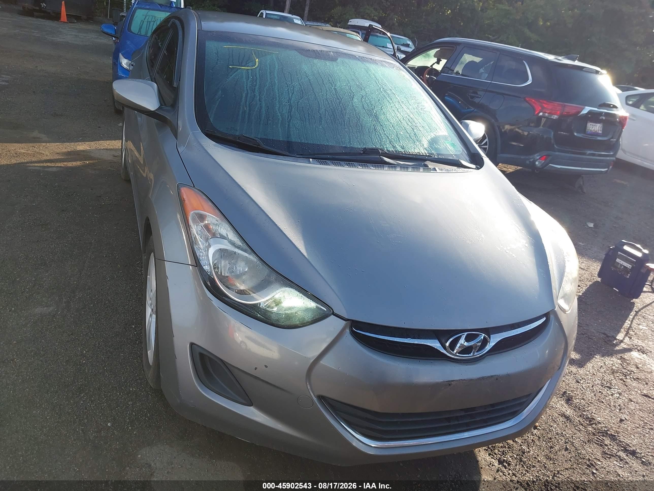 2011 Hyundai Elantra Gls (ulsan Plant) Gray vin: KMHDH4AE8BU146181