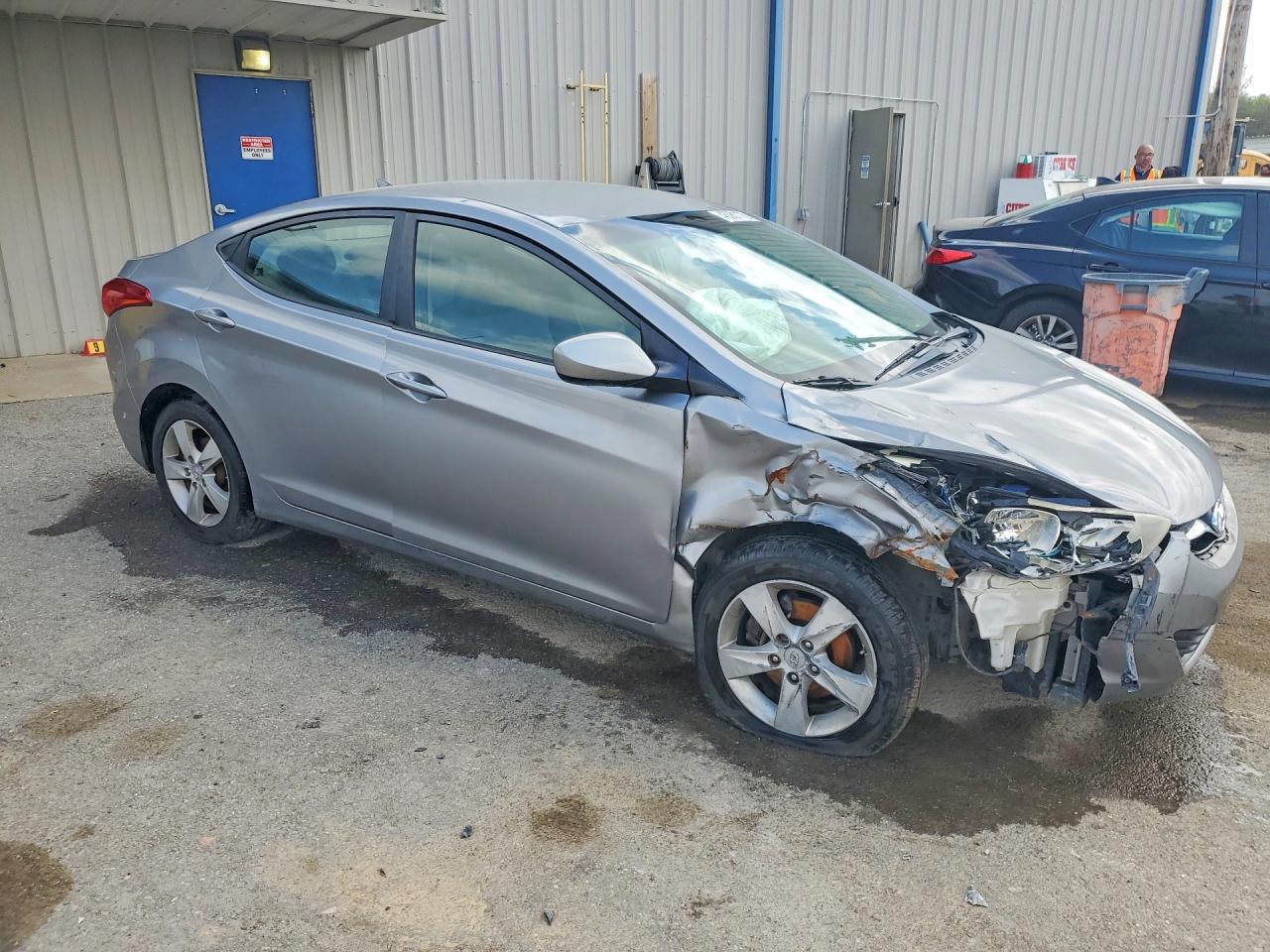 2011 Hyundai Elantra Gls Silver vin: KMHDH4AE8BU148741