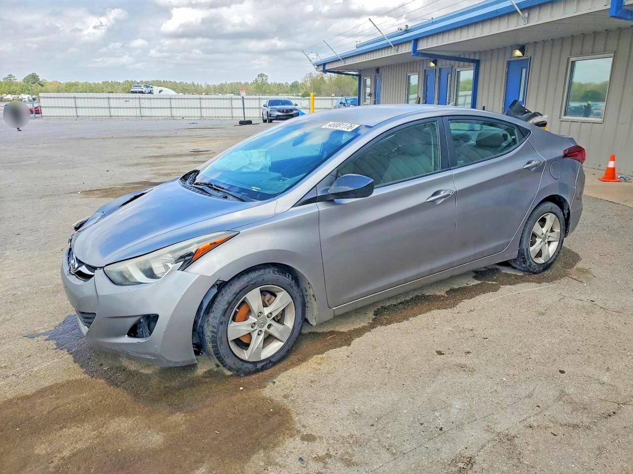 2011 Hyundai Elantra Gls Silver vin: KMHDH4AE8BU148741