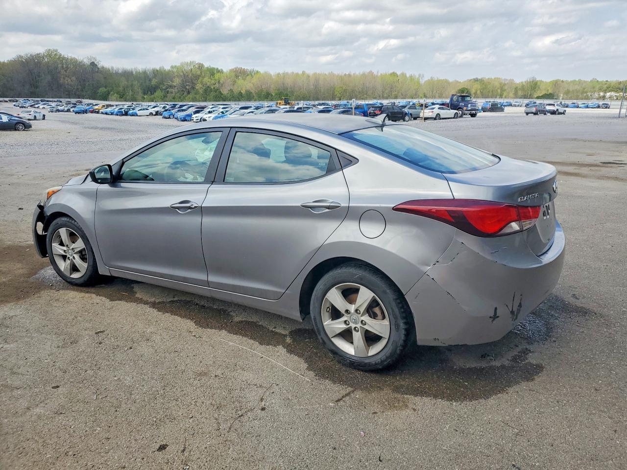 2011 Hyundai Elantra Gls Silver vin: KMHDH4AE8BU148741