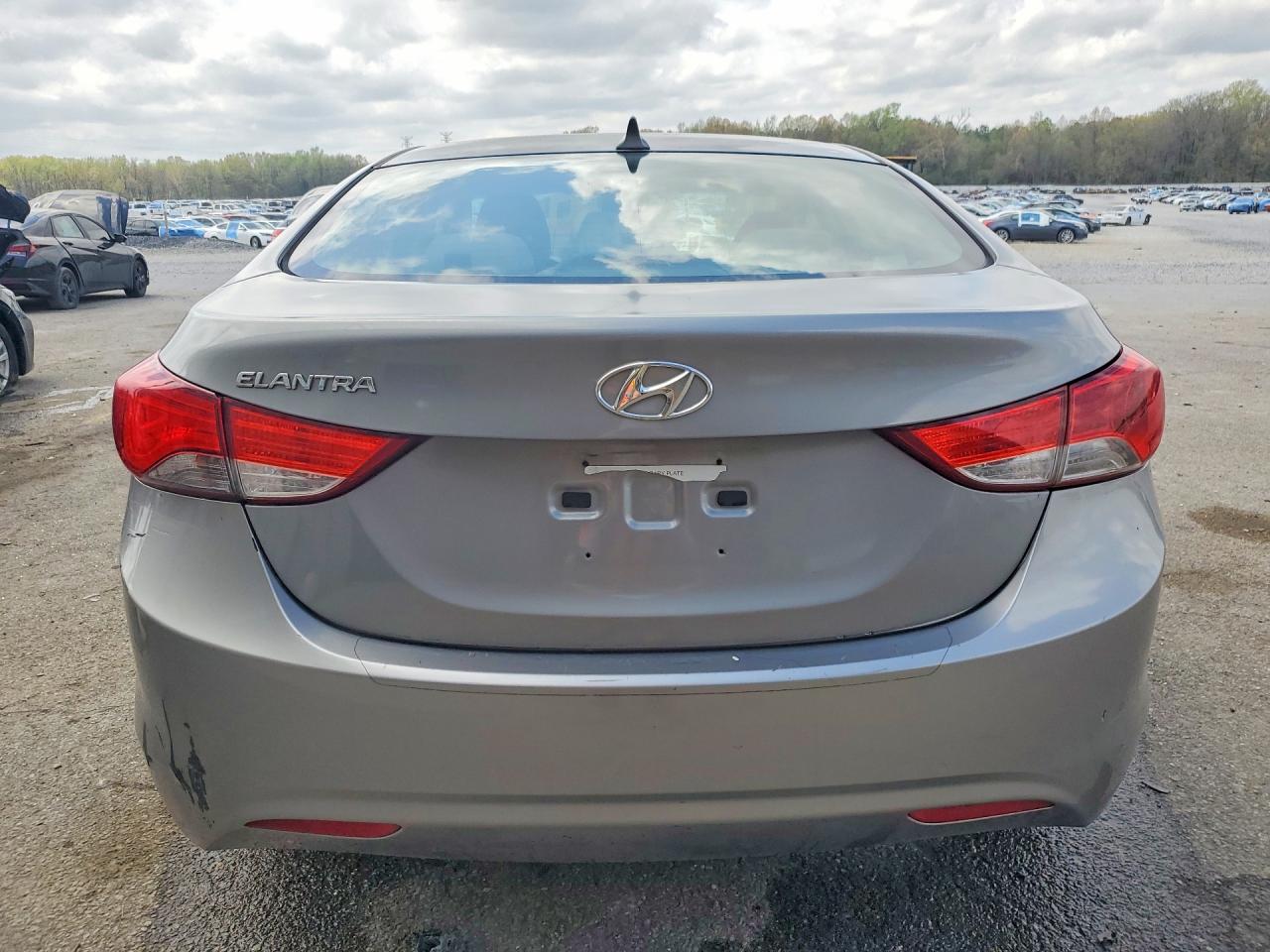 2011 Hyundai Elantra Gls Silver vin: KMHDH4AE8BU148741