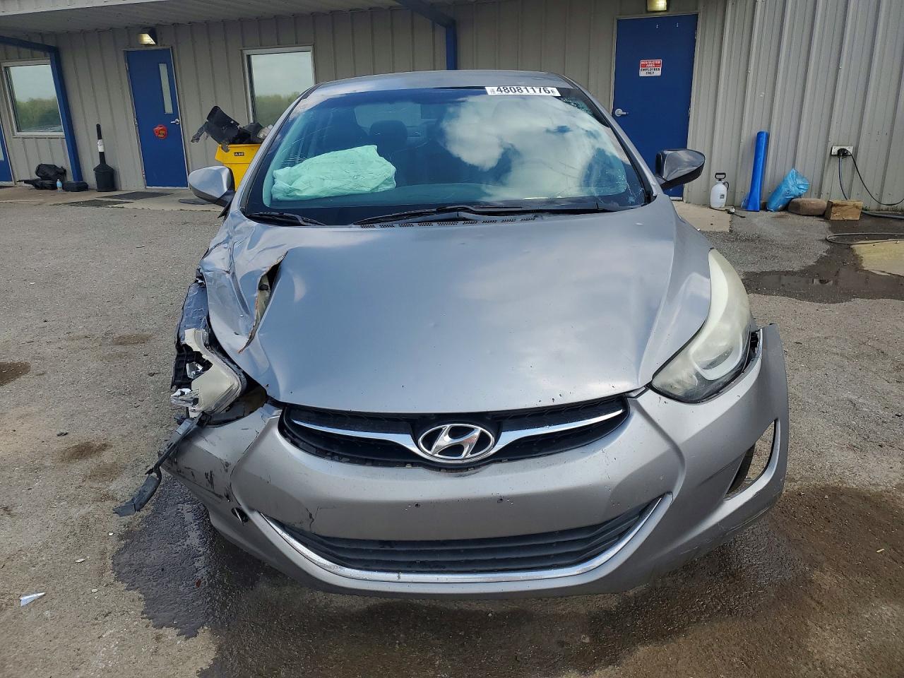 2011 Hyundai Elantra Gls Silver vin: KMHDH4AE8BU148741