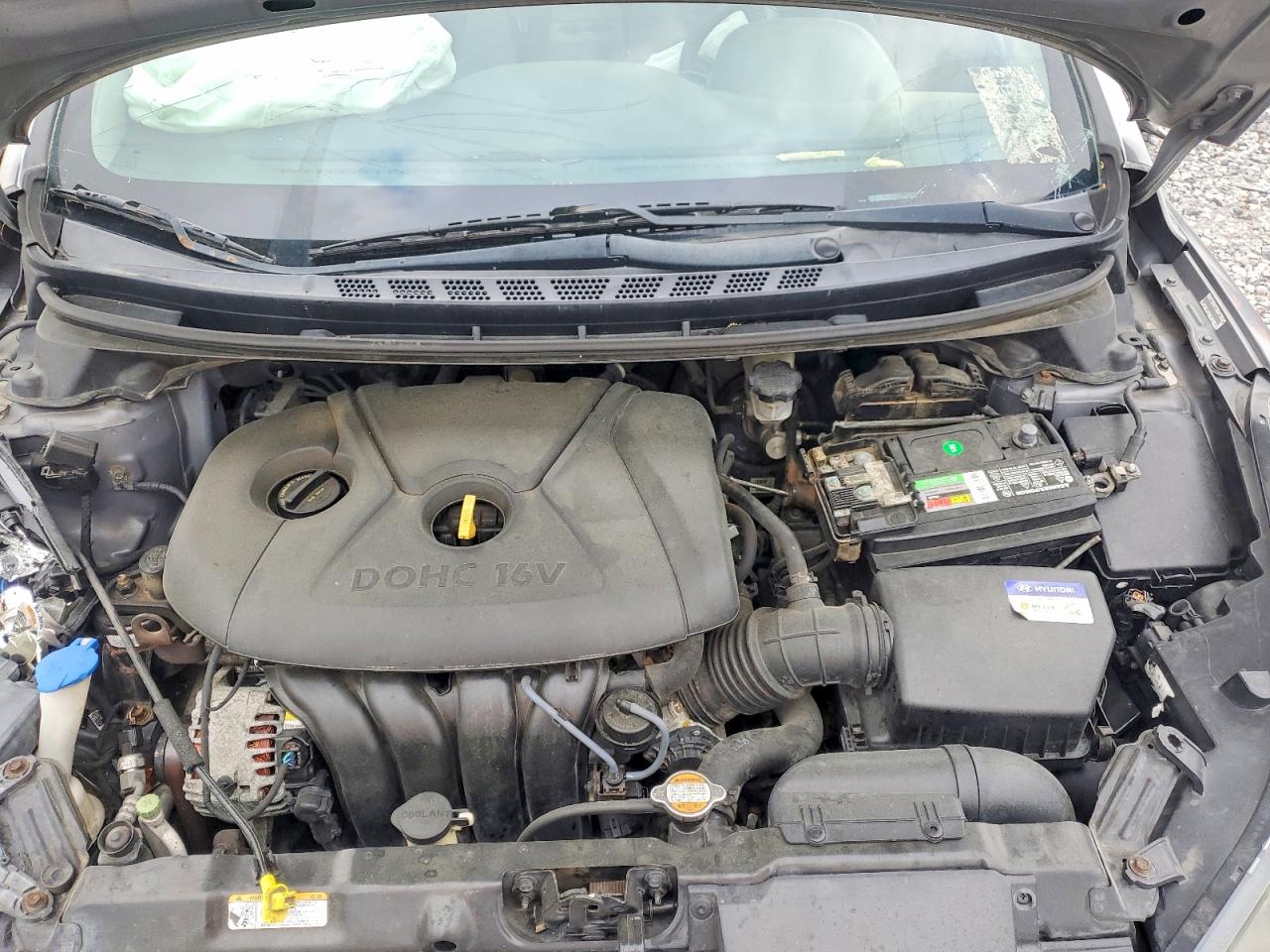 2011 Hyundai Elantra Gls Silver vin: KMHDH4AE8BU148741