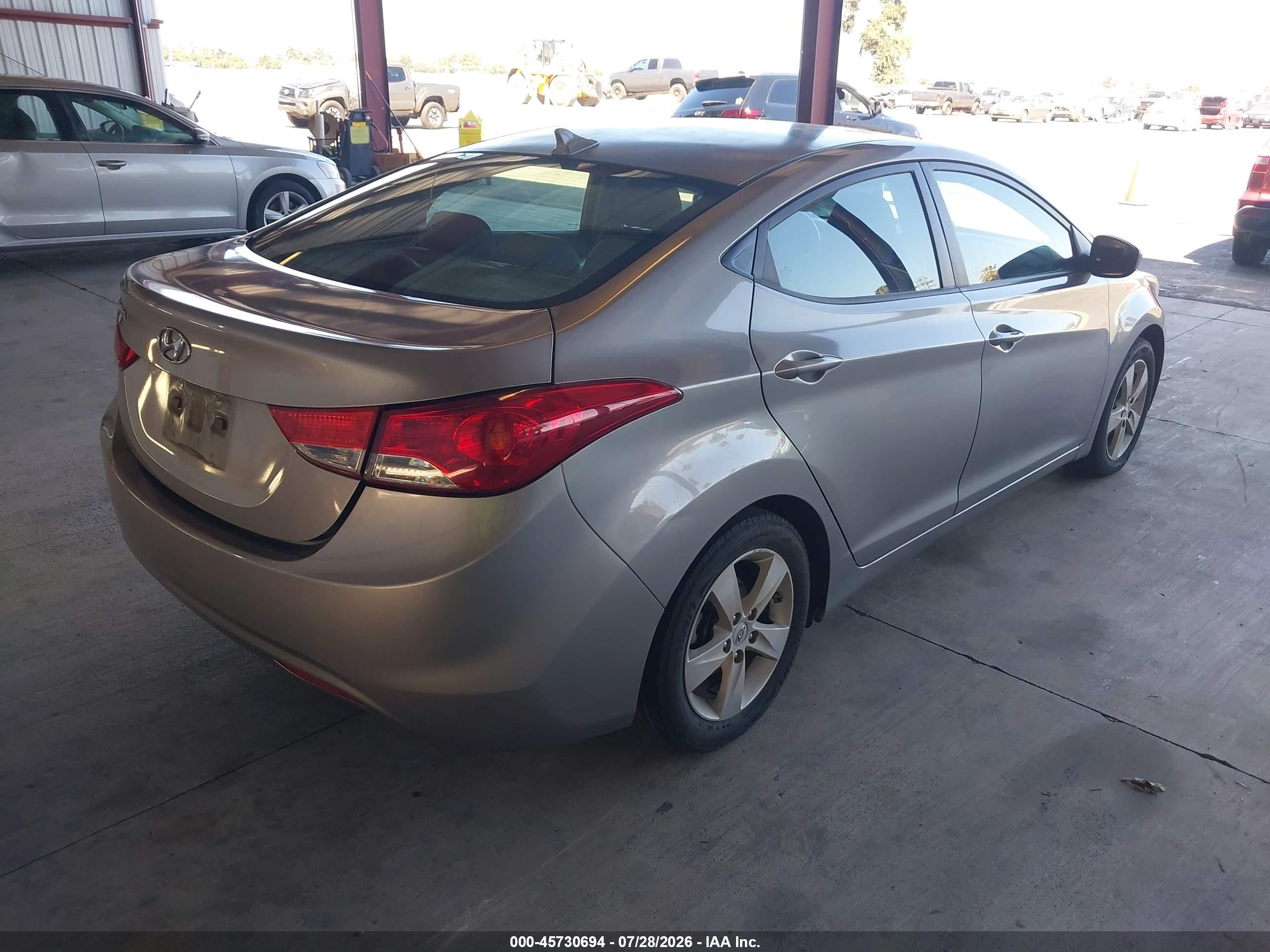 2011 Hyundai Elantra Gls (ulsan Plant) Silver vin: KMHDH4AE8BU156421
