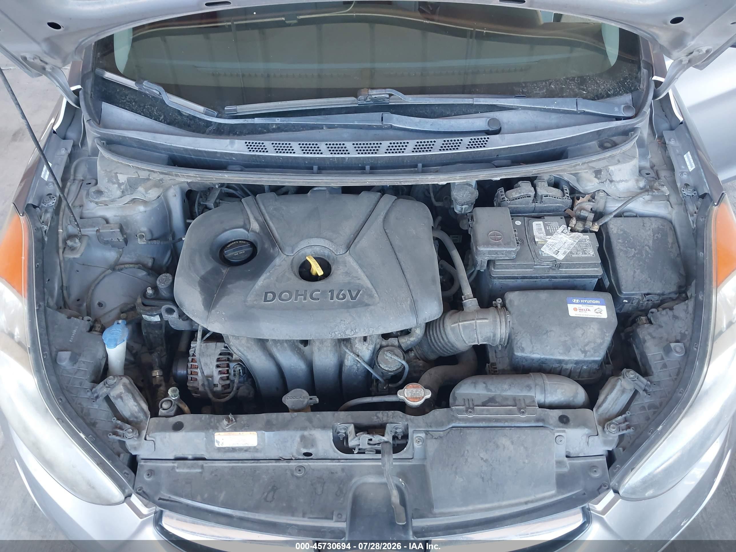 2011 Hyundai Elantra Gls (ulsan Plant) Silver vin: KMHDH4AE8BU156421