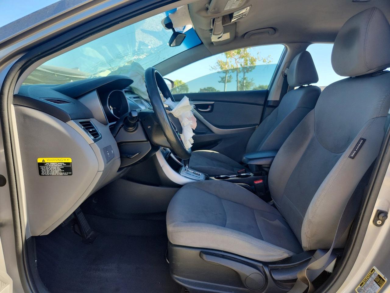 2011 Hyundai Elantra Gls Gray vin: KMHDH4AE8BU157326