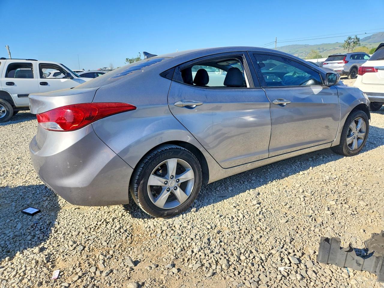 2011 Hyundai Elantra Gls Gray vin: KMHDH4AE8BU157326
