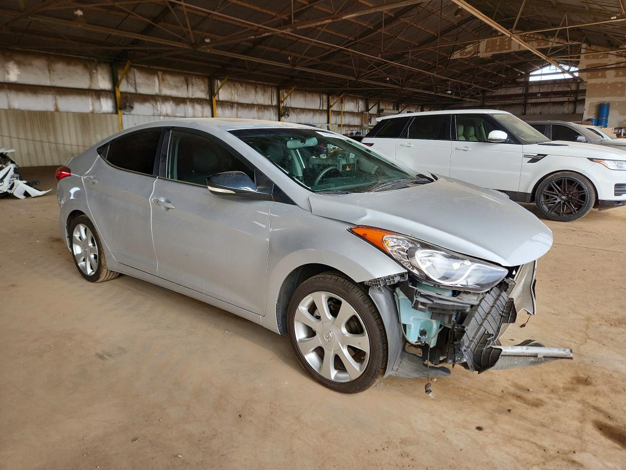 2011 Hyundai Elantra Limited Серебряный vin: KMHDH4AE8BU157925