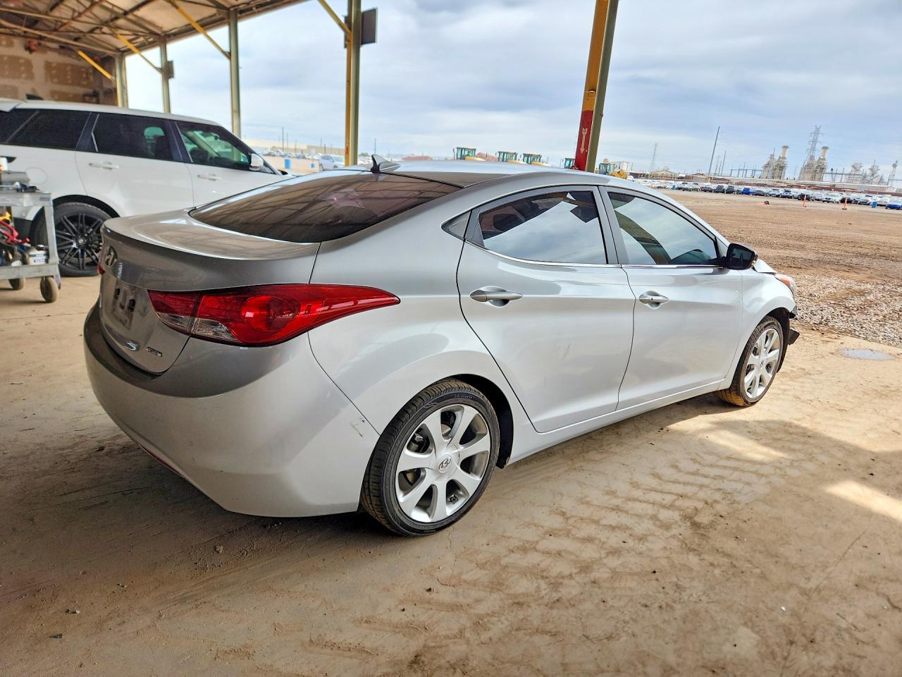 2011 Hyundai Elantra Limited Серебряный vin: KMHDH4AE8BU157925