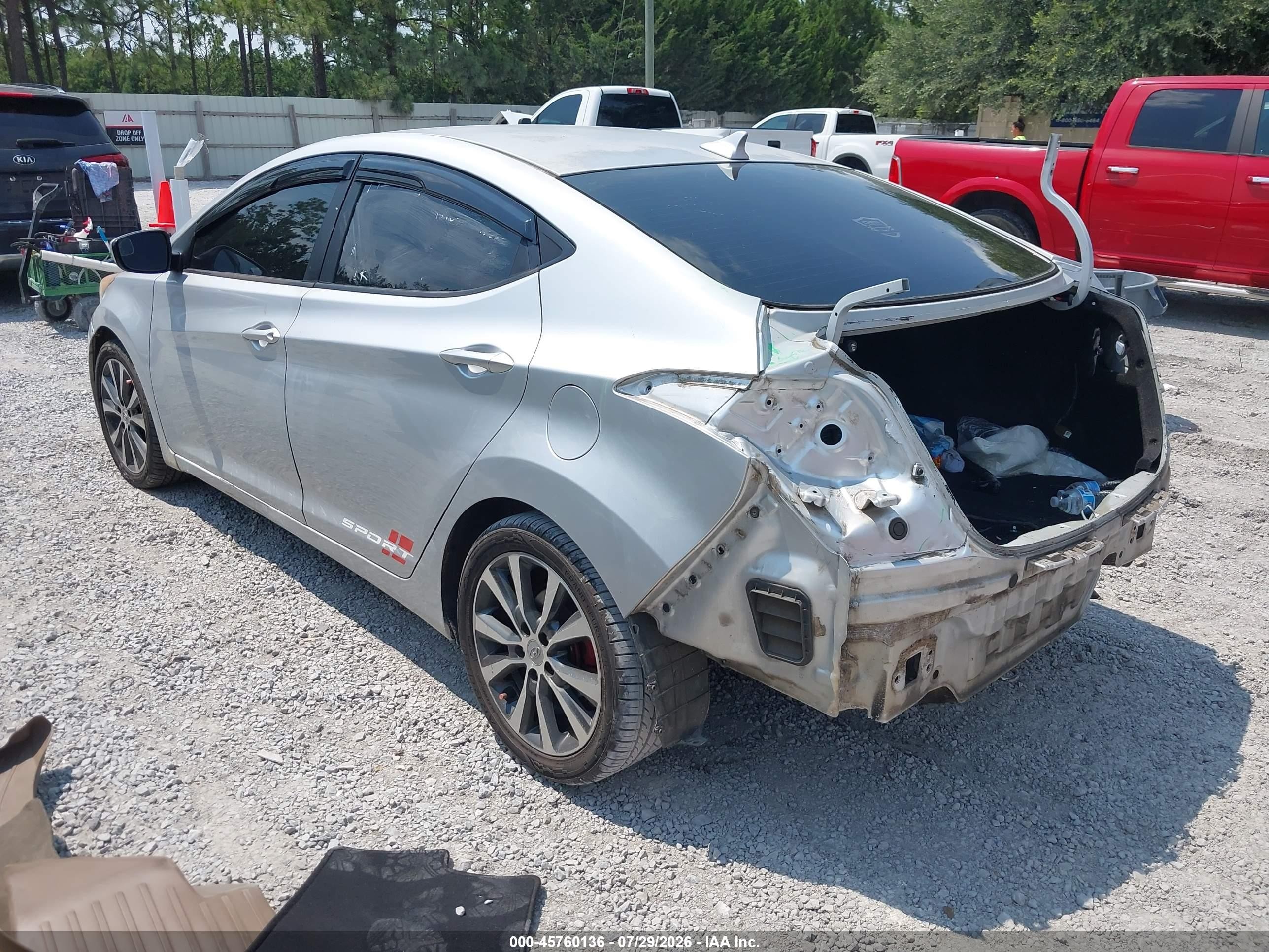 2011 Hyundai Elantra Gls (ulsan Plant) Silver vin: KMHDH4AE8BU159903