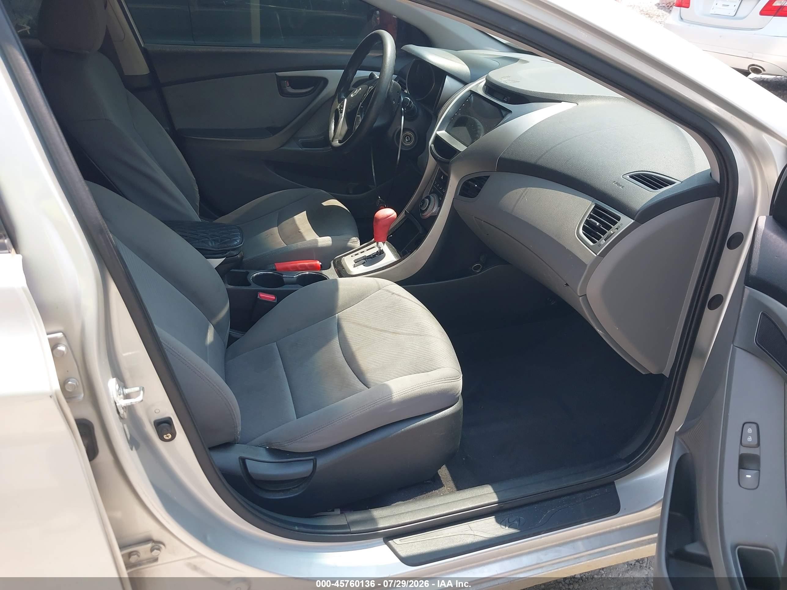 2011 Hyundai Elantra Gls (ulsan Plant) Silver vin: KMHDH4AE8BU159903