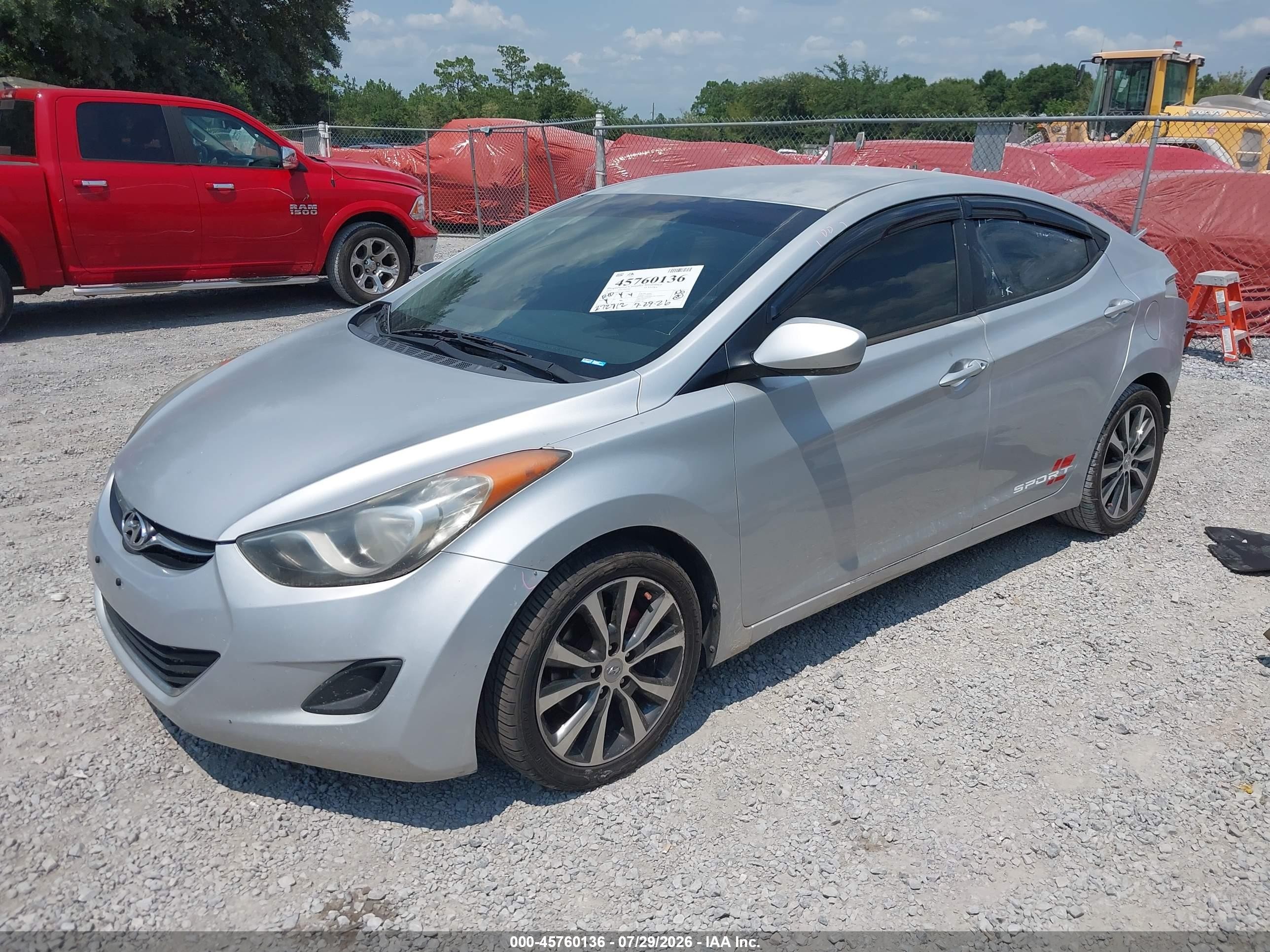 2011 Hyundai Elantra Gls (ulsan Plant) Silver vin: KMHDH4AE8BU159903