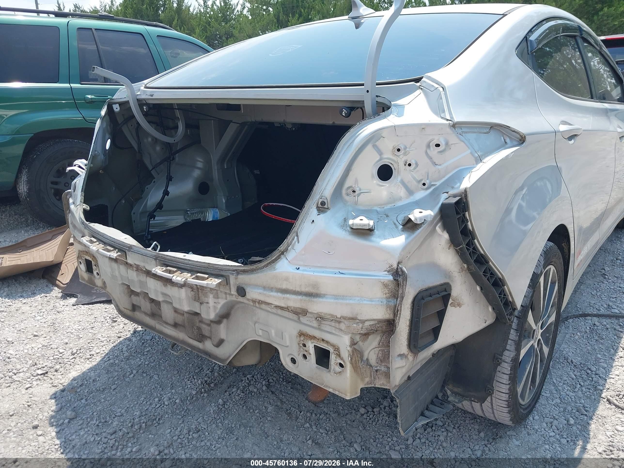 2011 Hyundai Elantra Gls (ulsan Plant) Silver vin: KMHDH4AE8BU159903
