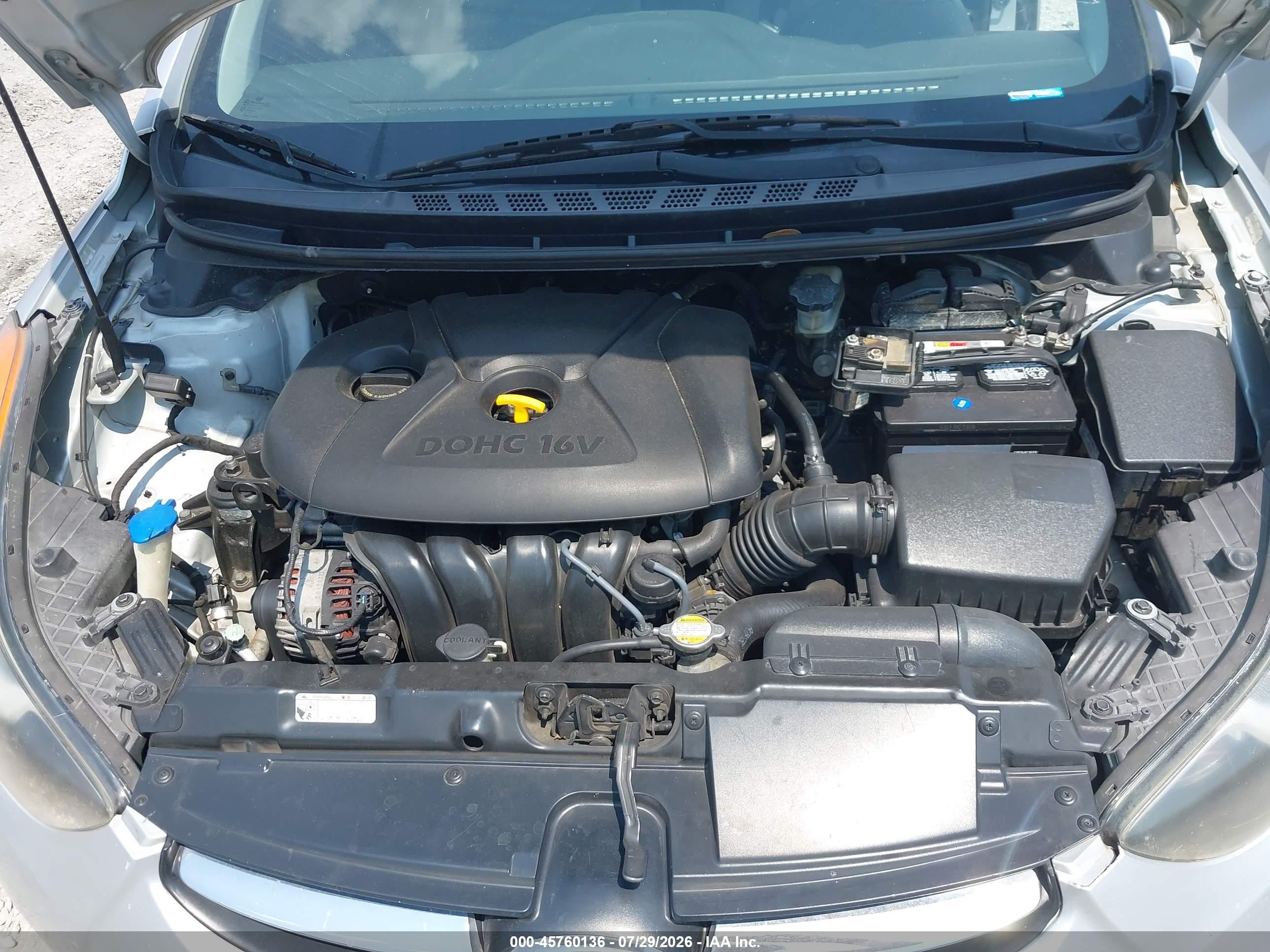 2011 Hyundai Elantra Gls (ulsan Plant) Silver vin: KMHDH4AE8BU159903