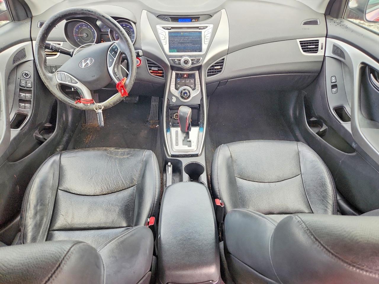 2011 Hyundai Elantra Limited Красный vin: KMHDH4AE8BU161070