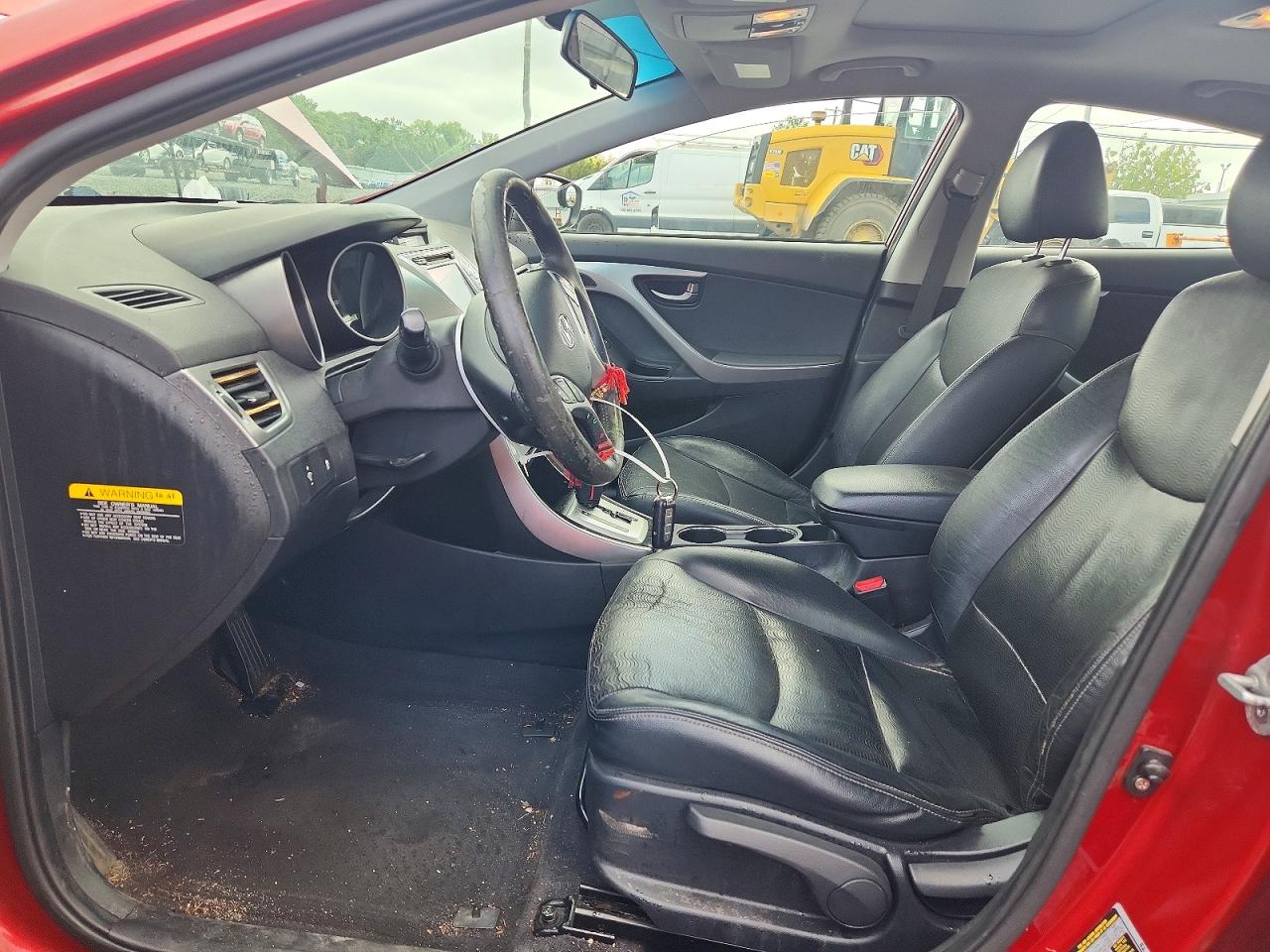 2011 Hyundai Elantra Limited Красный vin: KMHDH4AE8BU161070