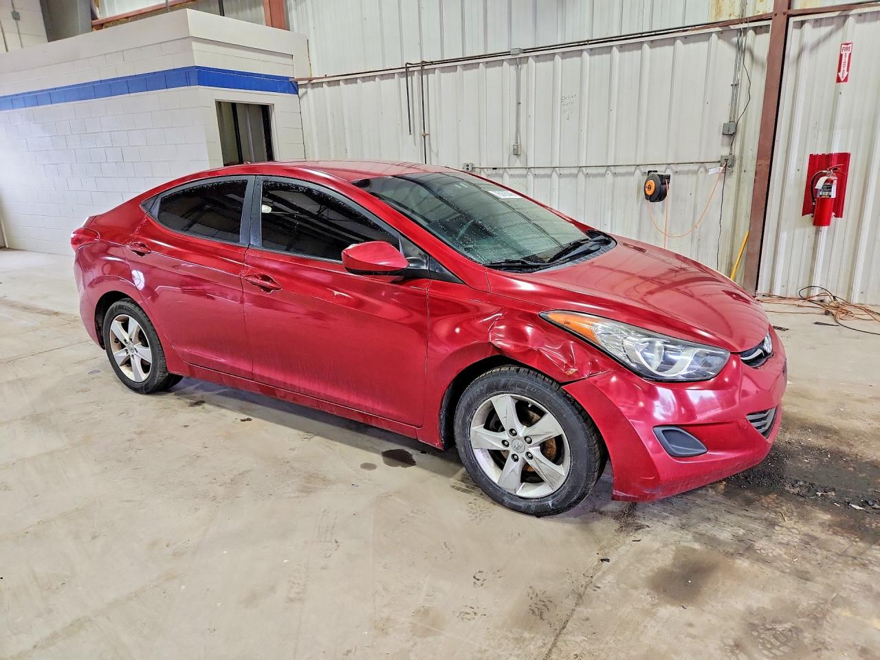 2011 Hyundai Elantra Gls Красный vin: KMHDH4AE8BU163031