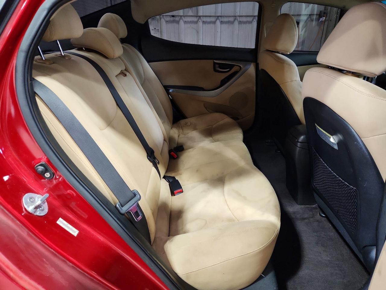 2011 Hyundai Elantra Gls Красный vin: KMHDH4AE8BU163031