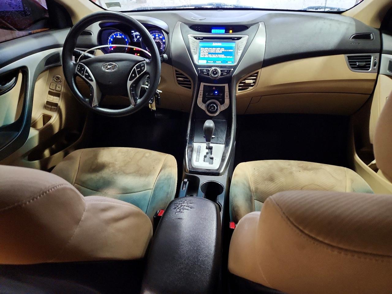 2011 Hyundai Elantra Gls Красный vin: KMHDH4AE8BU163031