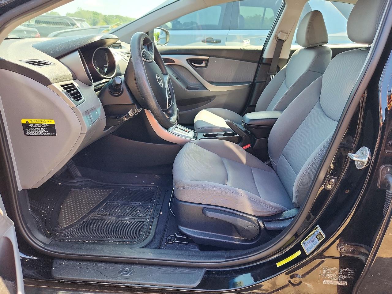 2012 Hyundai Elantra Gls Black vin: KMHDH4AE8CU181739
