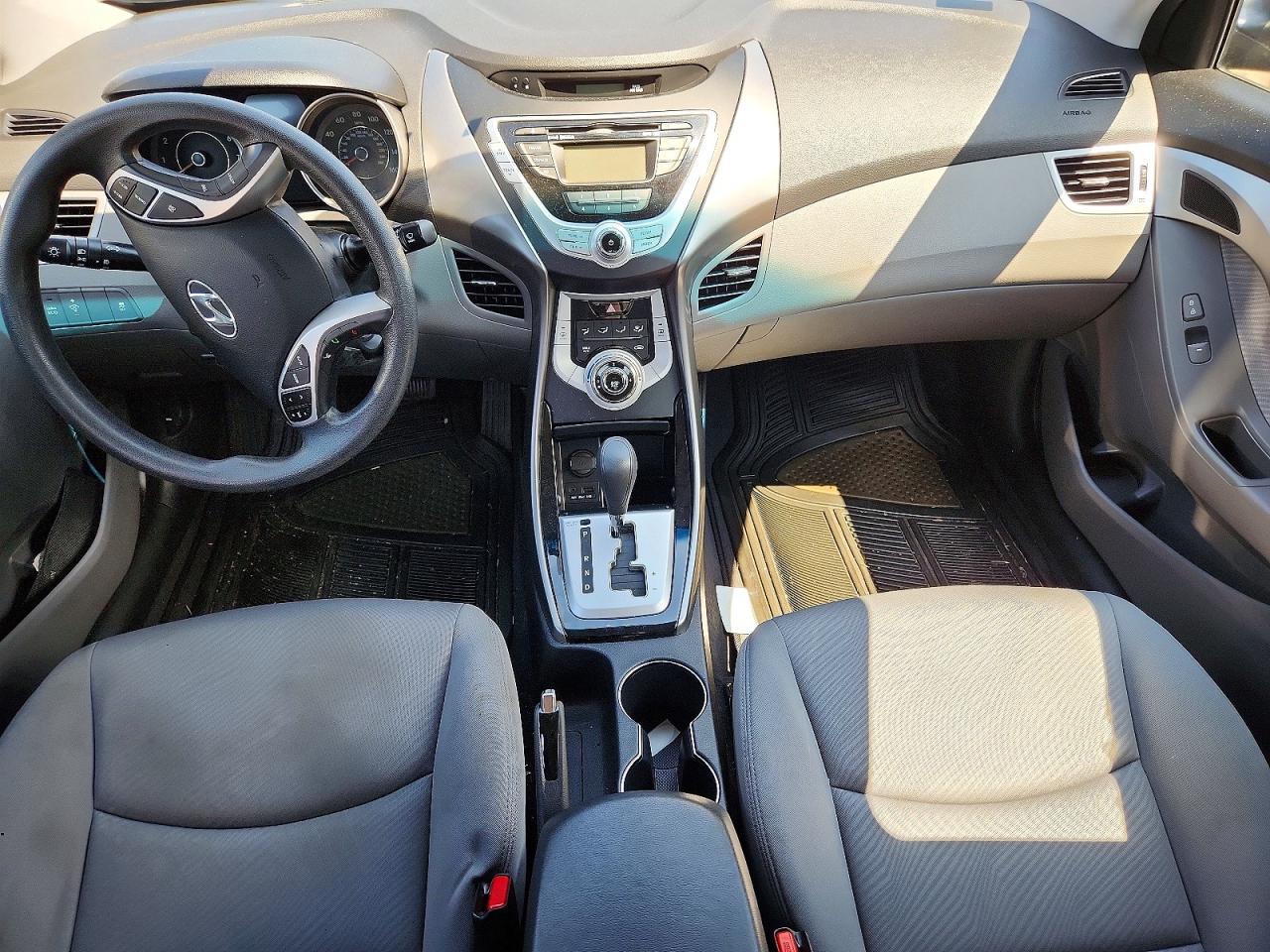 2012 Hyundai Elantra Gls Black vin: KMHDH4AE8CU181739