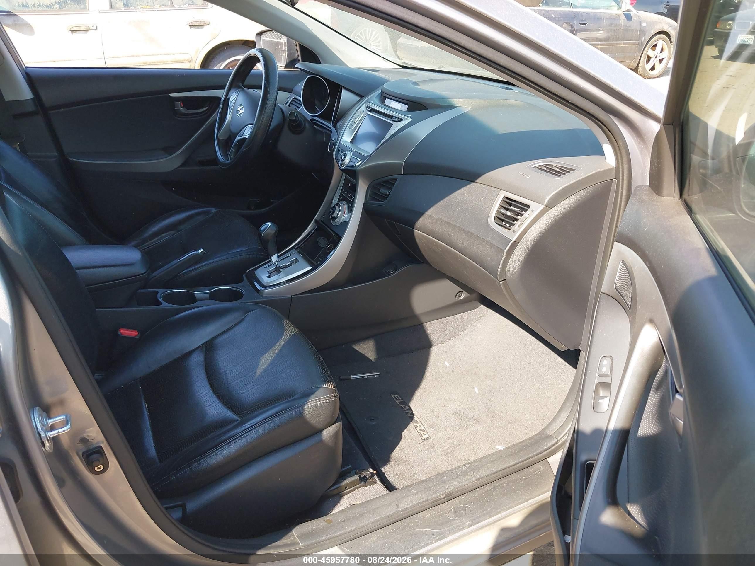 2012 Hyundai Elantra Limited (ulsan Plant) Silver vin: KMHDH4AE8CU190120